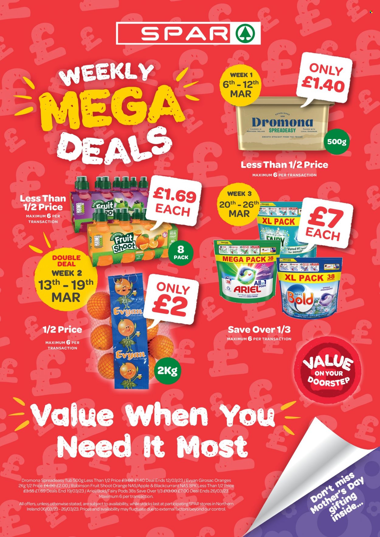 SPAR offer - 06/03/2023 - 26/03/2023. Page 1