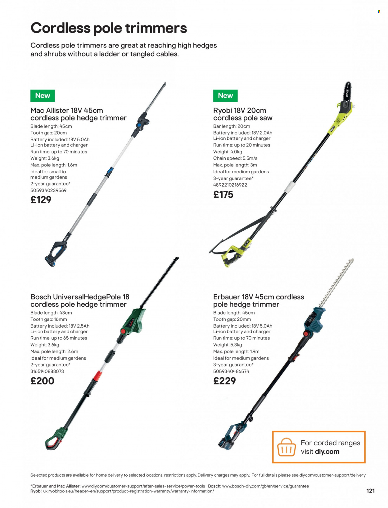 B&Q offer. Page 121