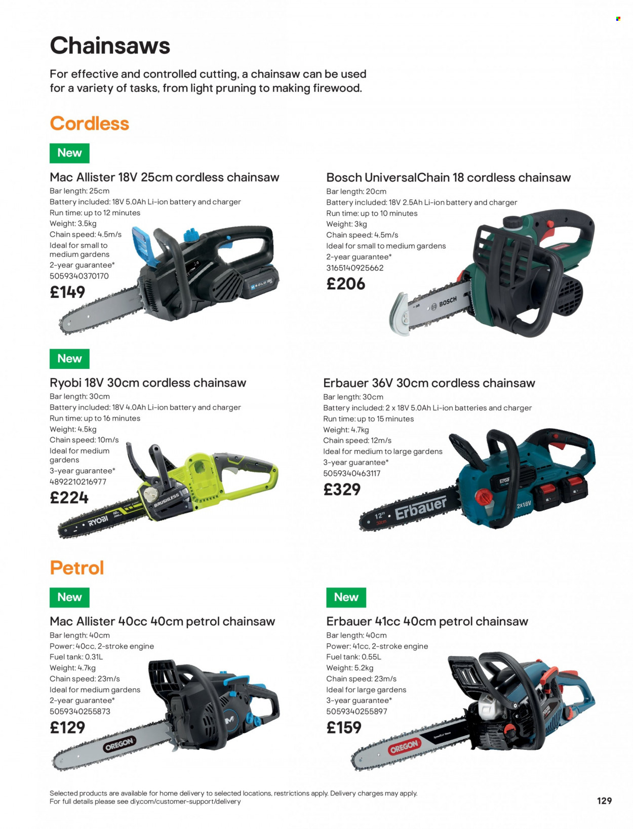 B&Q offer. Page 129