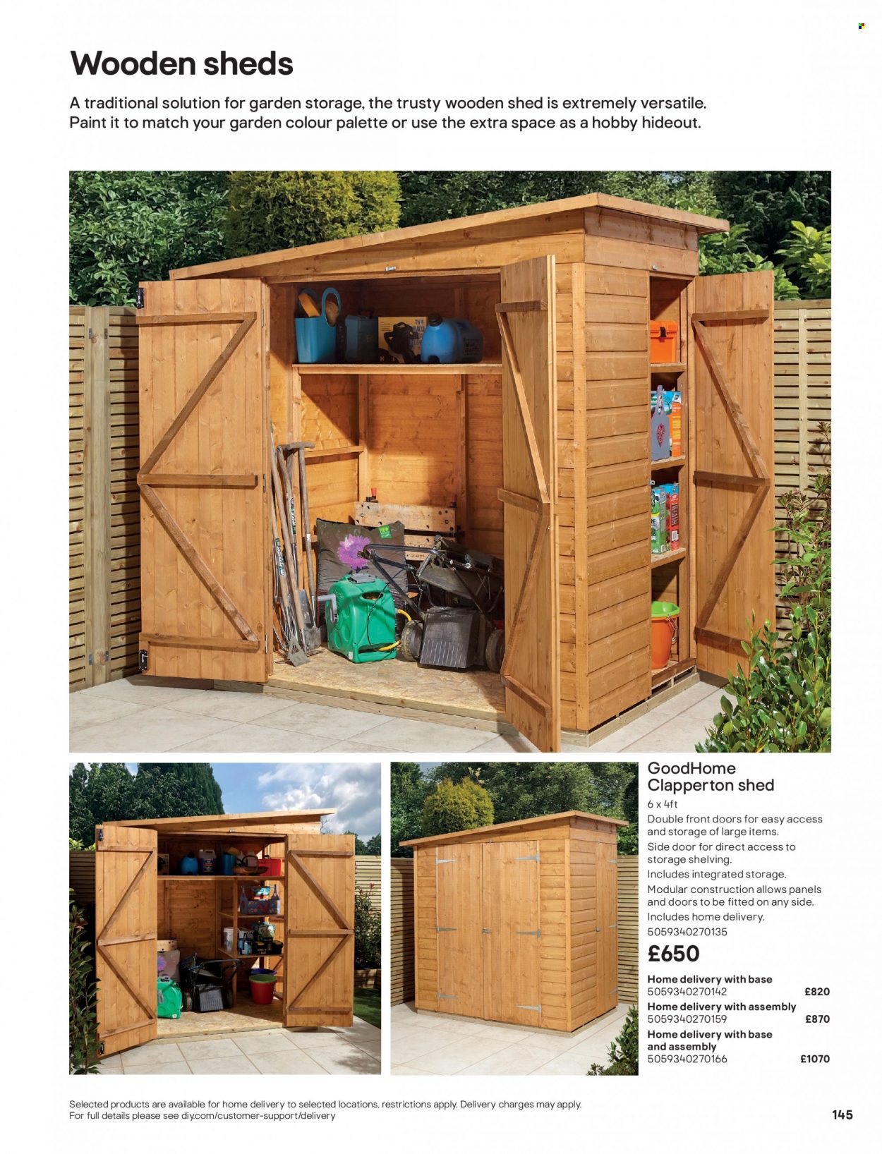 B&Q offer. Page 145