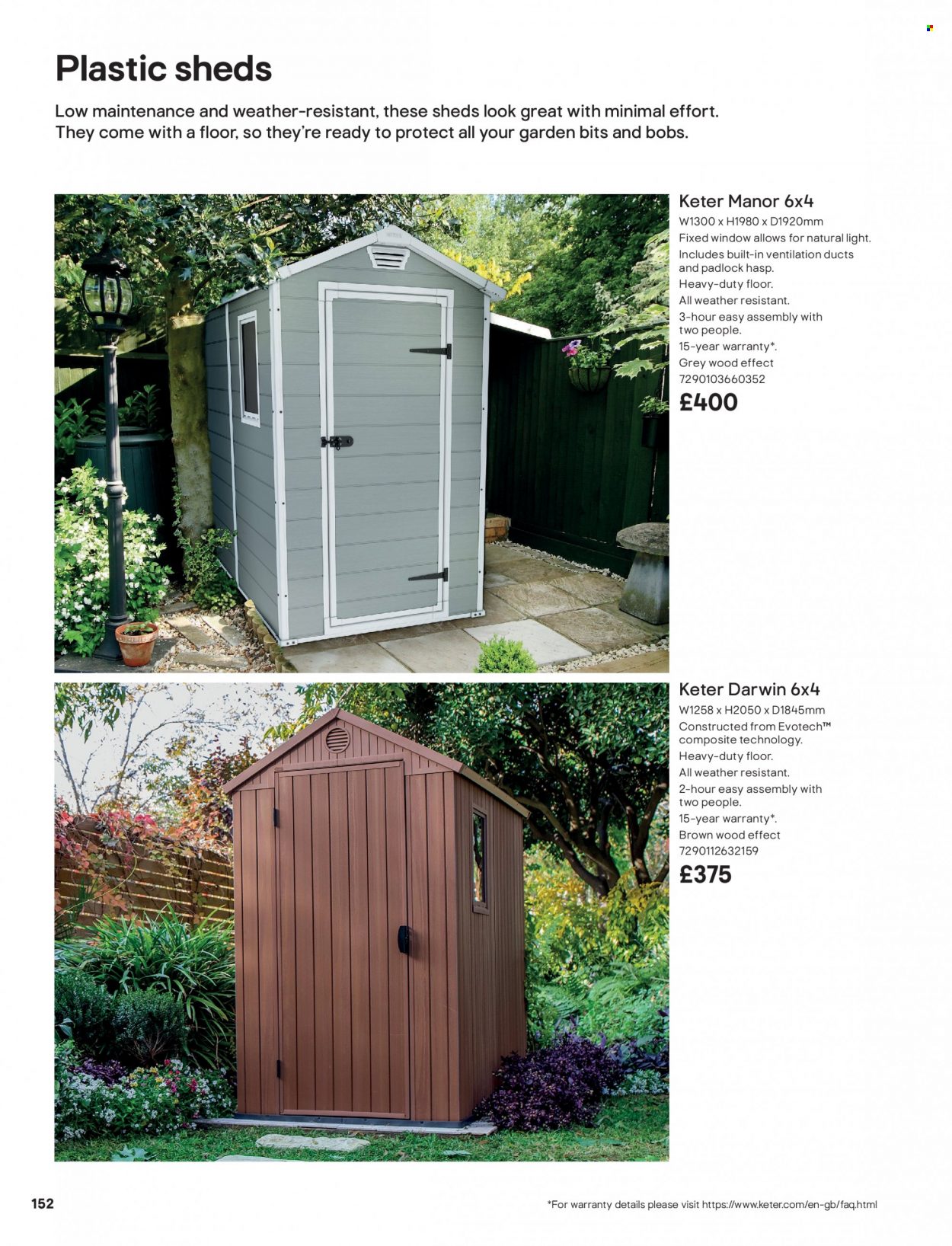 B&Q offer. Page 152