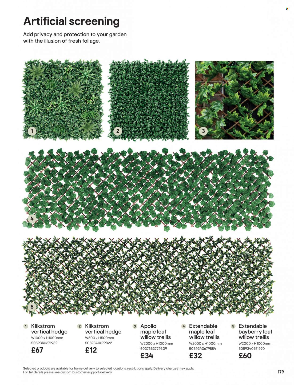 B&Q offer. Page 179