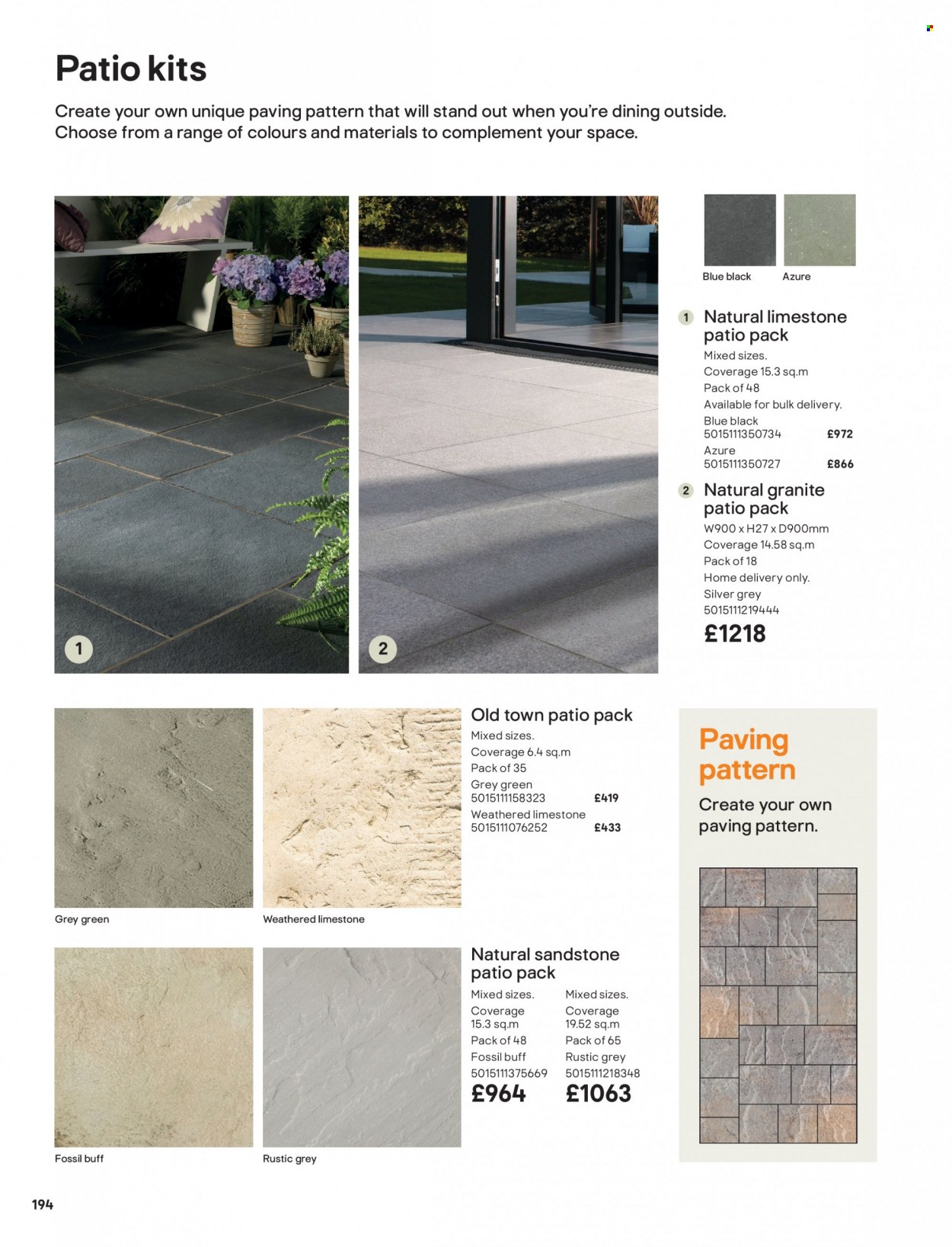B&Q offer. Page 194