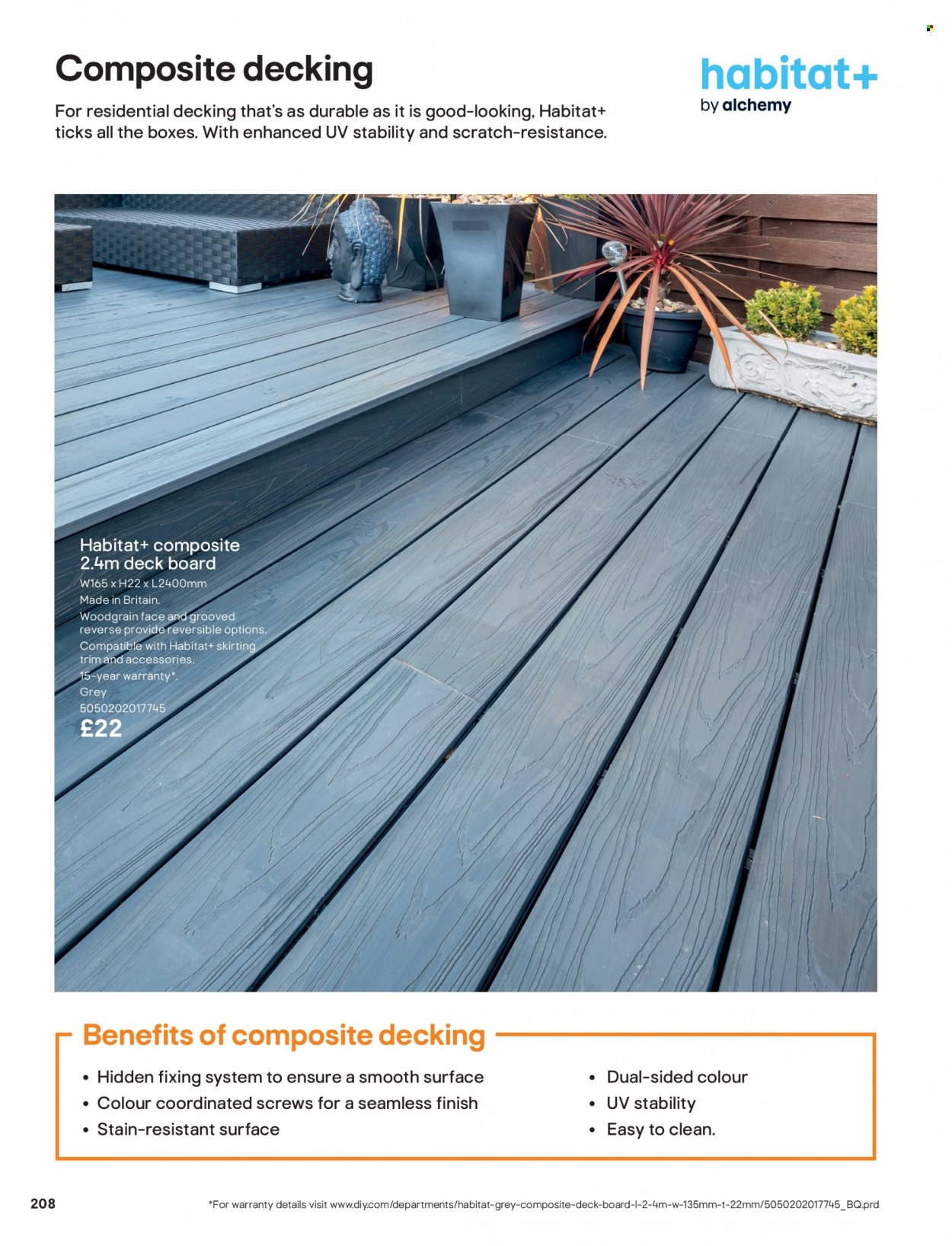 B&Q offer. Page 208