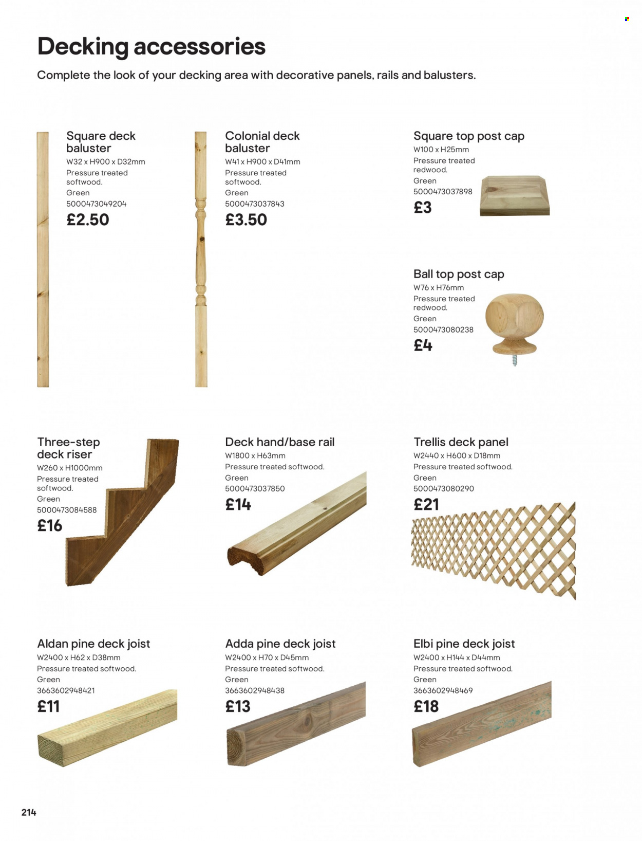 B&Q offer. Page 214