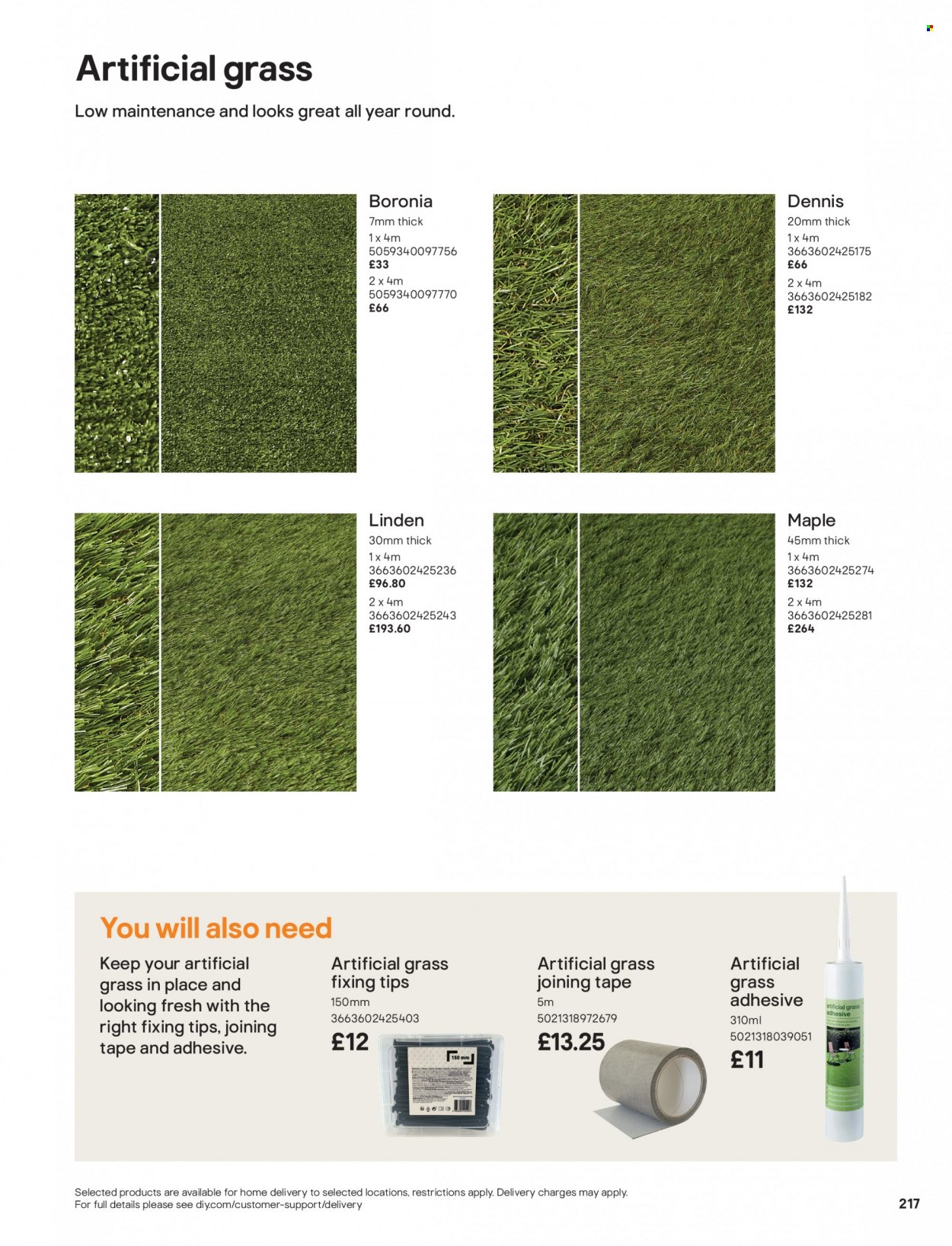 B&Q offer. Page 217