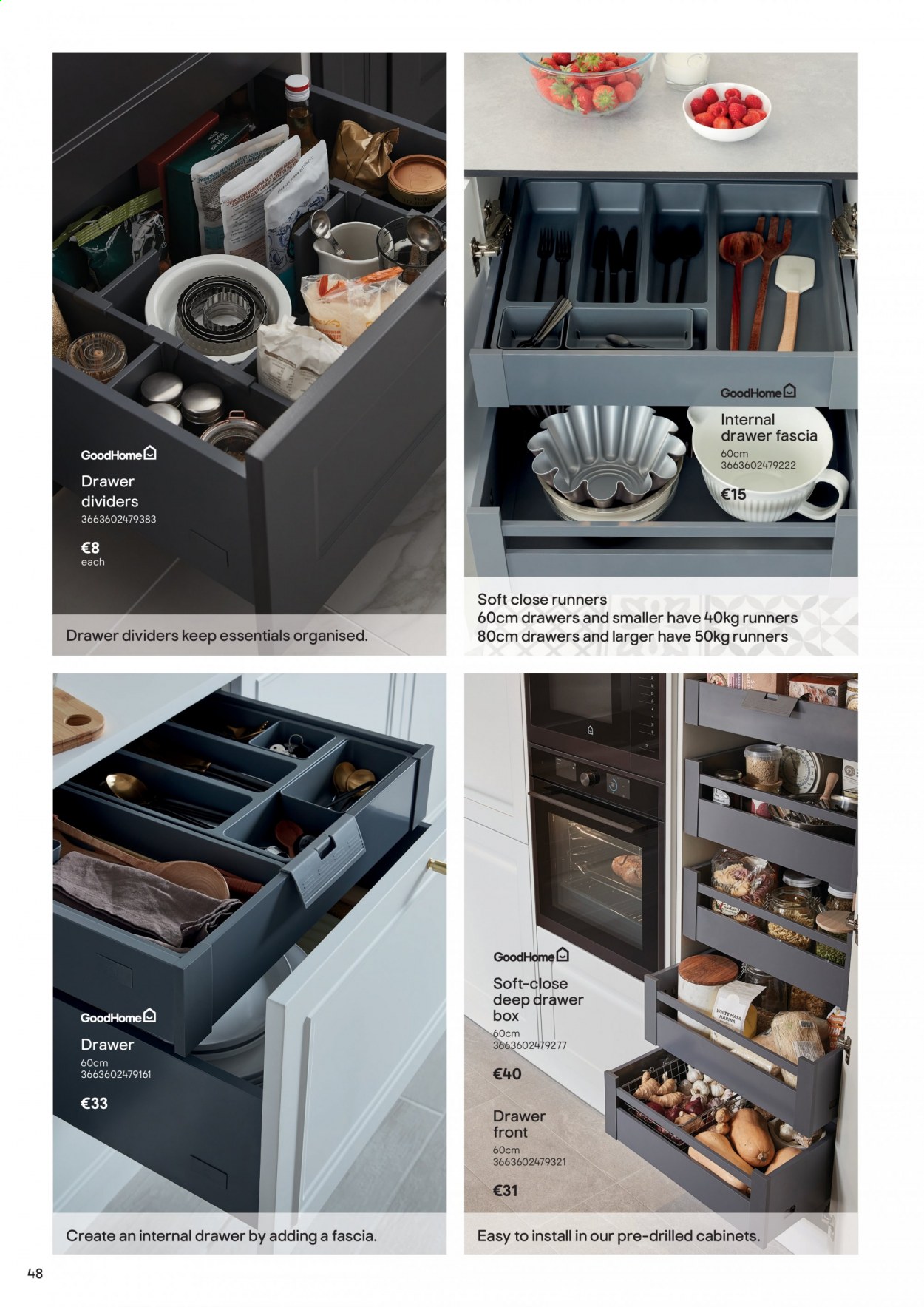 thumbnail - B&Q offer  - Sales products - drawer fronts. Page 48.