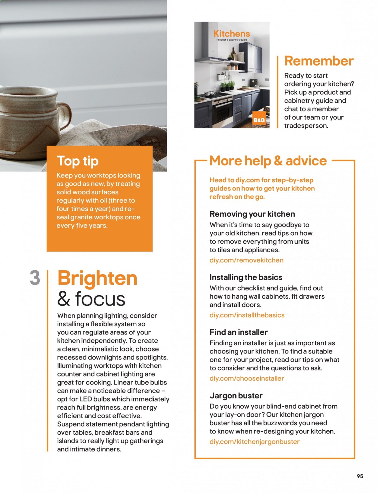 thumbnail - B&Q offer  - Sales products - cabinet, table. Page 95.