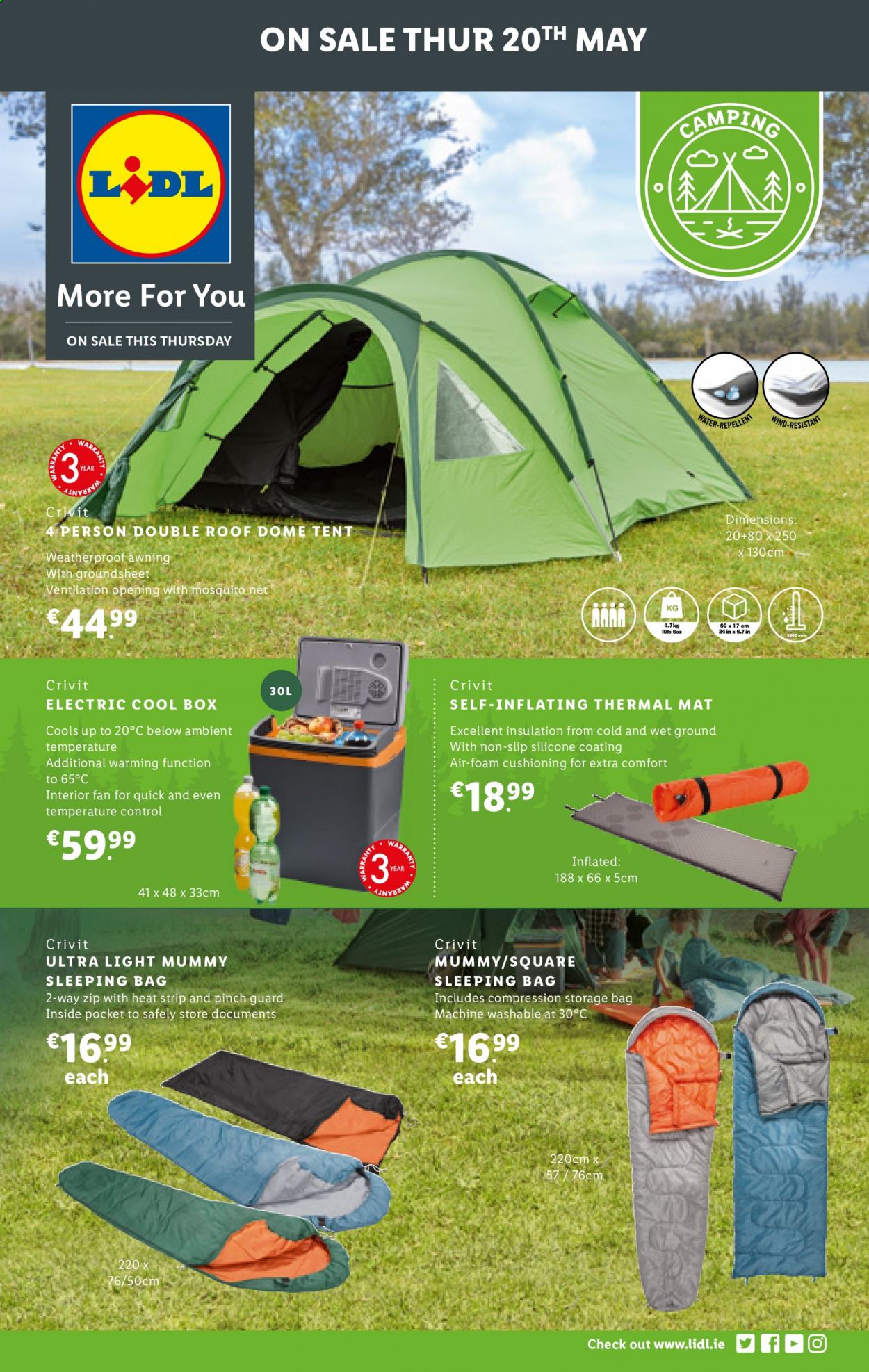 thumbnail - Lidl offer  - 20.05.2021 - 20.05.2021 - Sales products - Crivit, storage bag. Page 1.