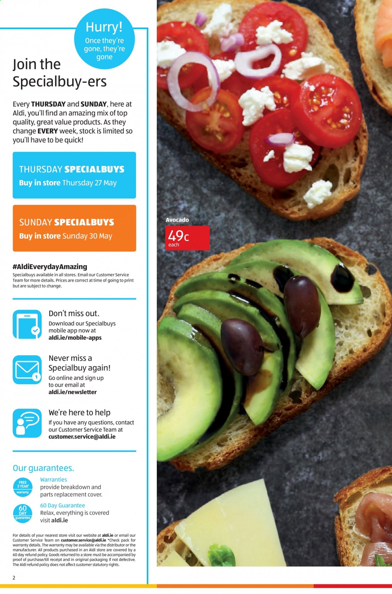 thumbnail - Aldi offer  - 27.05.2021 - 02.06.2021 - Sales products - avocado. Page 2.