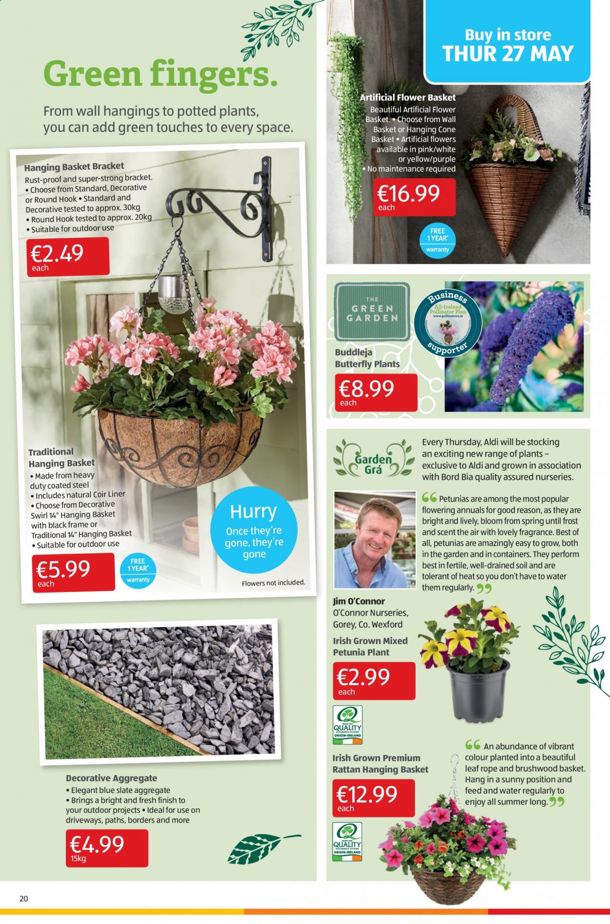 thumbnail - Aldi offer  - 27.05.2021 - 02.06.2021 - Sales products - fragrance, basket, hook. Page 20.