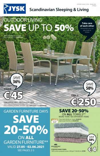 JYSK offer  - 27.5.2021 - 9.6.2021.