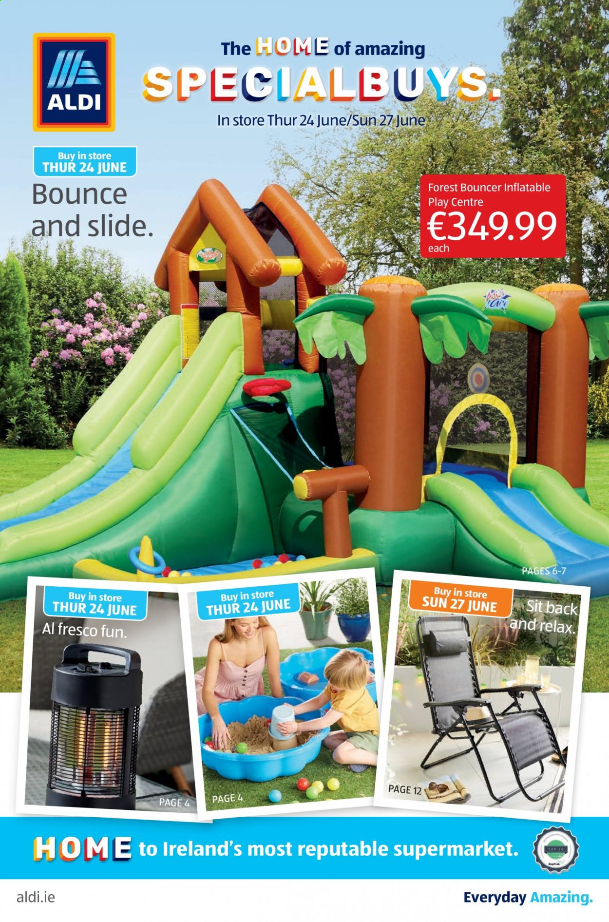 thumbnail - Aldi offer  - 24.06.2021 - 30.06.2021 - Sales products - Bounce. Page 1.