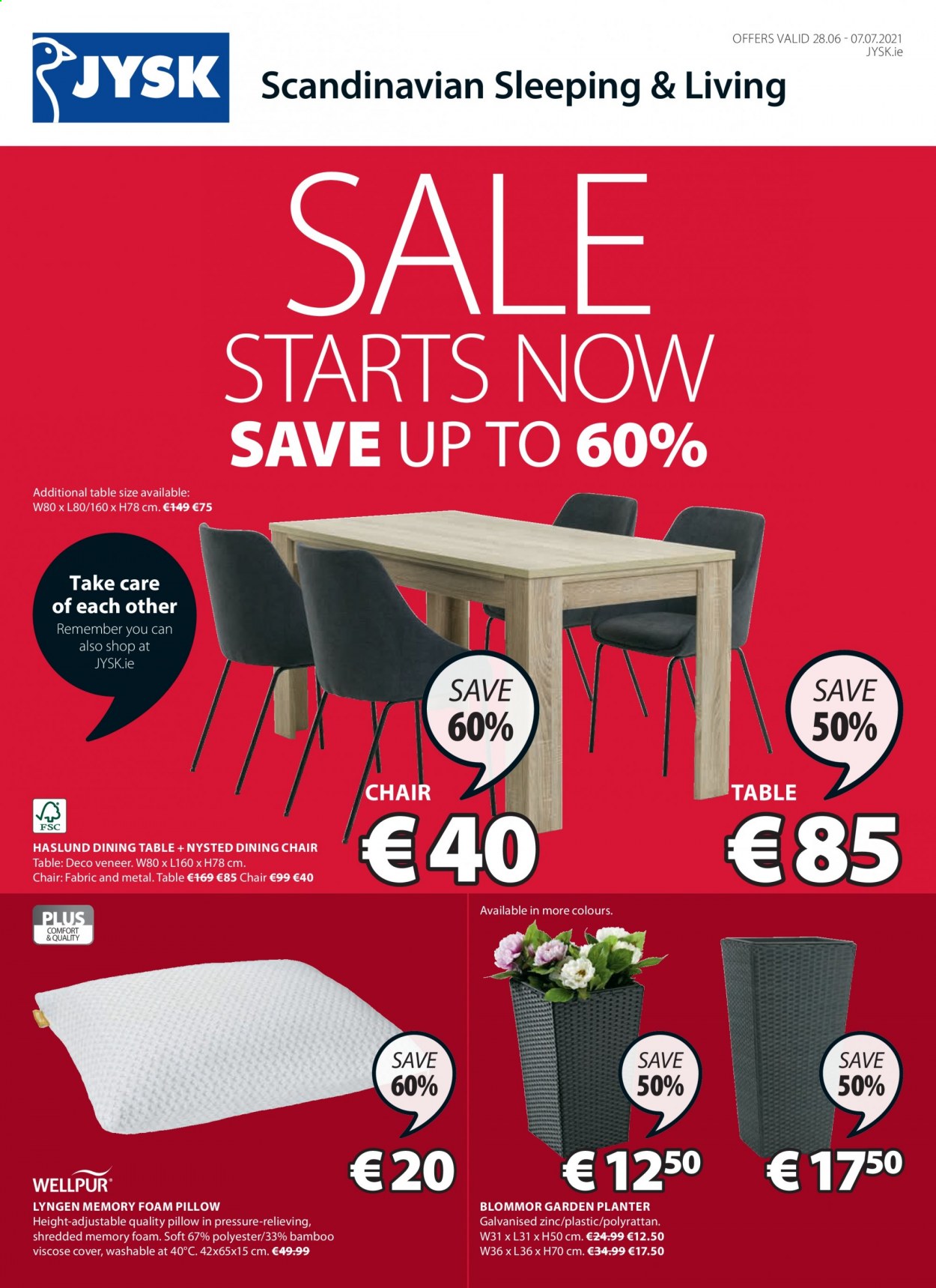 JYSK offer - 28.06.2021 - 07.07.2021. Page 1