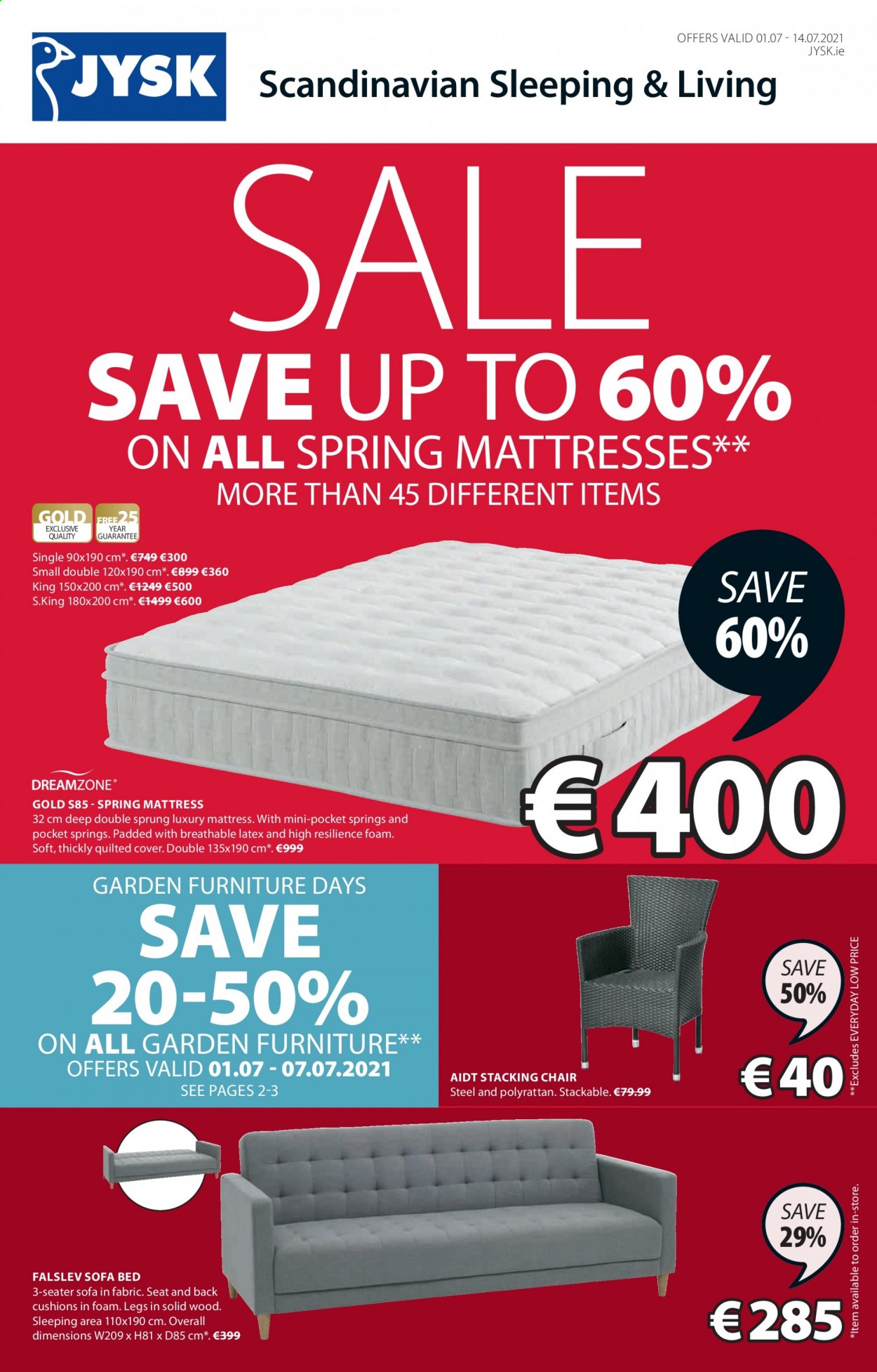 JYSK offer - 01.07.2021 - 14.07.2021. Page 1