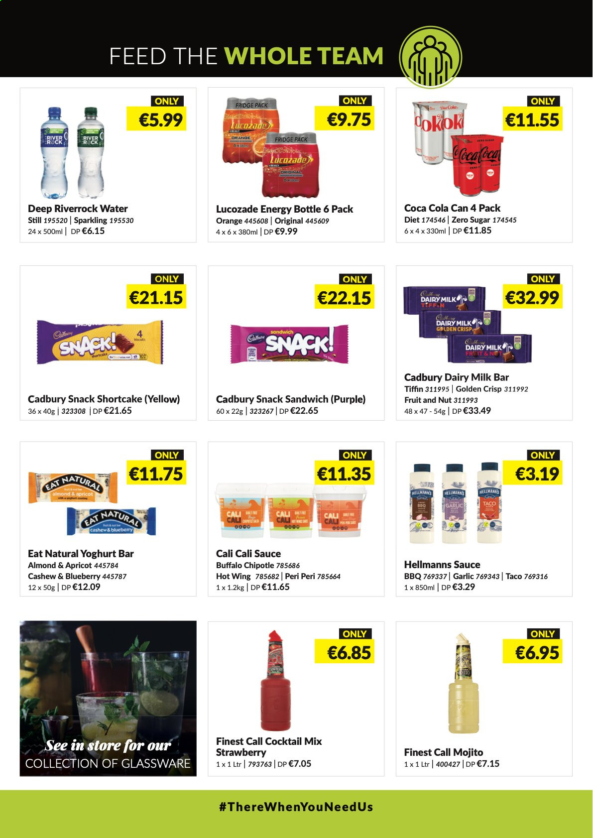 thumbnail - MUSGRAVE Market Place offer  - 04.07.2021 - 07.08.2021 - Sales products - garlic, oranges, sandwich, sauce, snack, Cadbury, Dairy Milk, Coca-Cola, Lucozade, glassware set. Page 2.