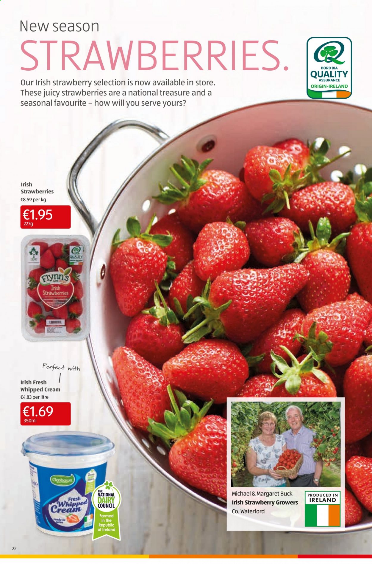 thumbnail - Aldi offer  - 22.07.2021 - 28.07.2021 - Sales products - strawberries, whipped cream. Page 22.