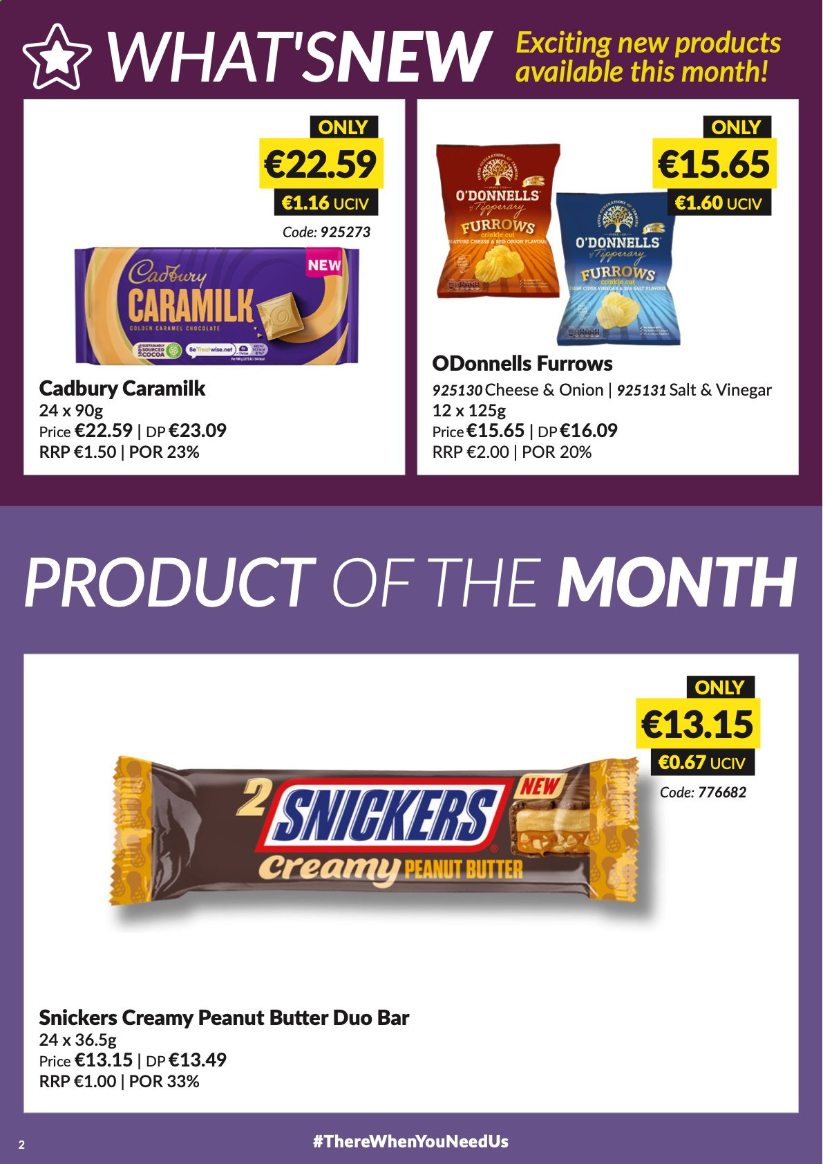 thumbnail - MUSGRAVE Market Place offer  - 01.08.2021 - 28.08.2021 - Sales products - chocolate, Snickers, Cadbury, caramel, vinegar, peanut butter. Page 2.