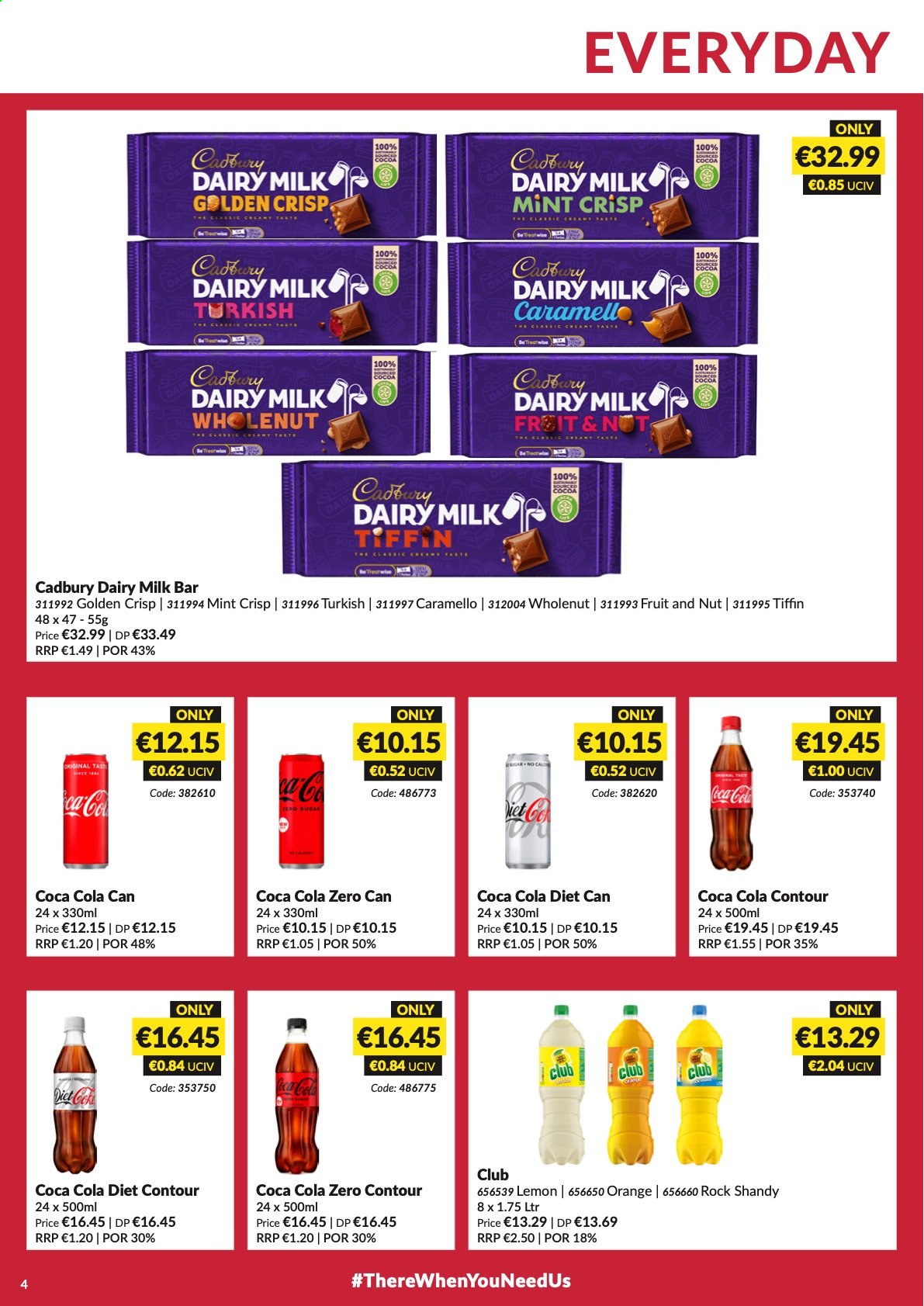 thumbnail - MUSGRAVE Market Place offer  - 01.08.2021 - 28.08.2021 - Sales products - oranges, Cadbury, Dairy Milk, sugar, Coca-Cola, Coca-Cola zero. Page 4.