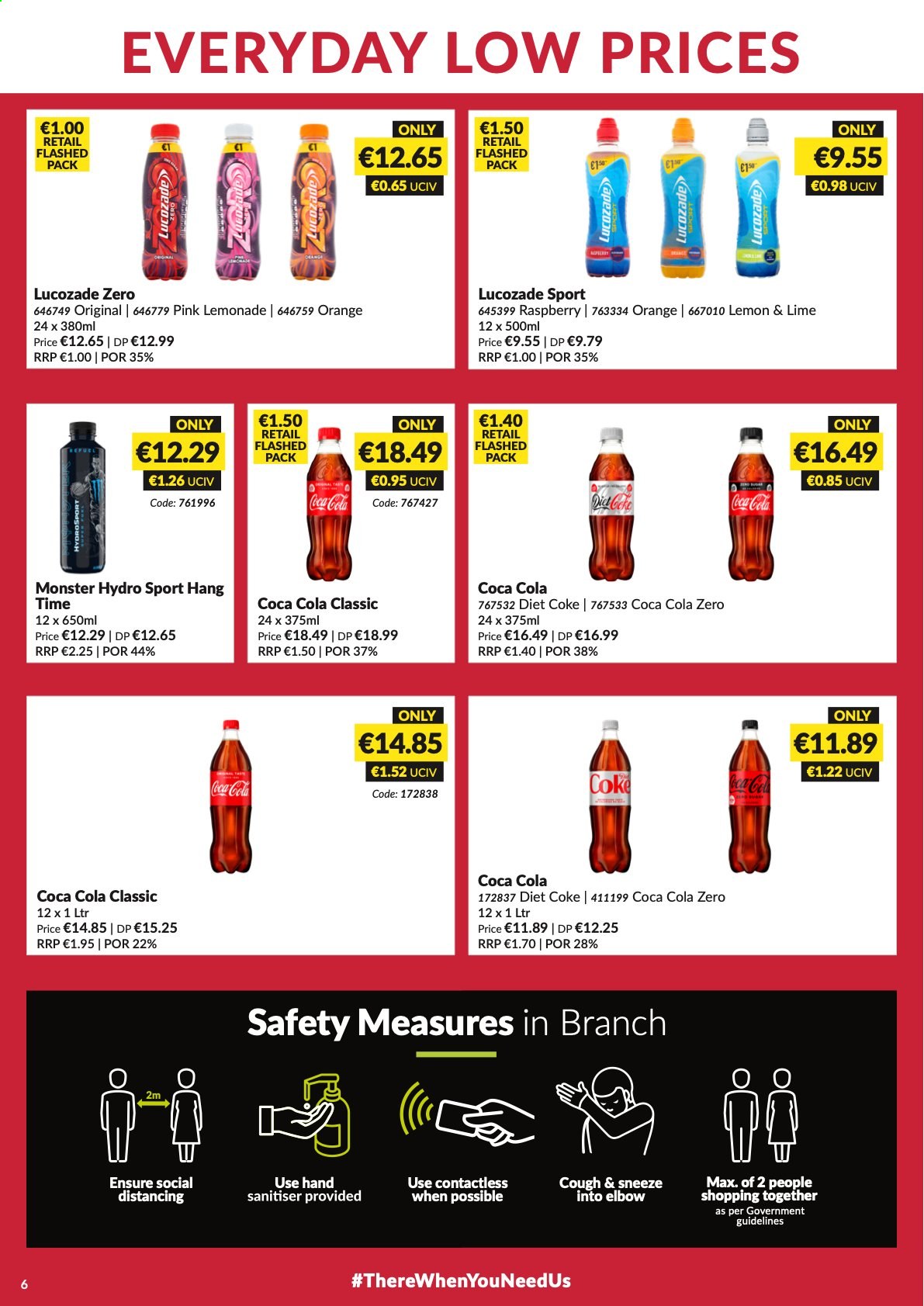 thumbnail - MUSGRAVE Market Place offer  - 01.08.2021 - 28.08.2021 - Sales products - oranges, Coca-Cola, lemonade, Monster, Diet Coke, Coca-Cola zero, Lucozade. Page 6.