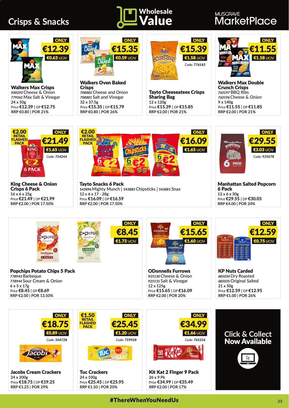 MUSGRAVE Market Place offer - 01.08.2021 - 28.08.2021. Page 23