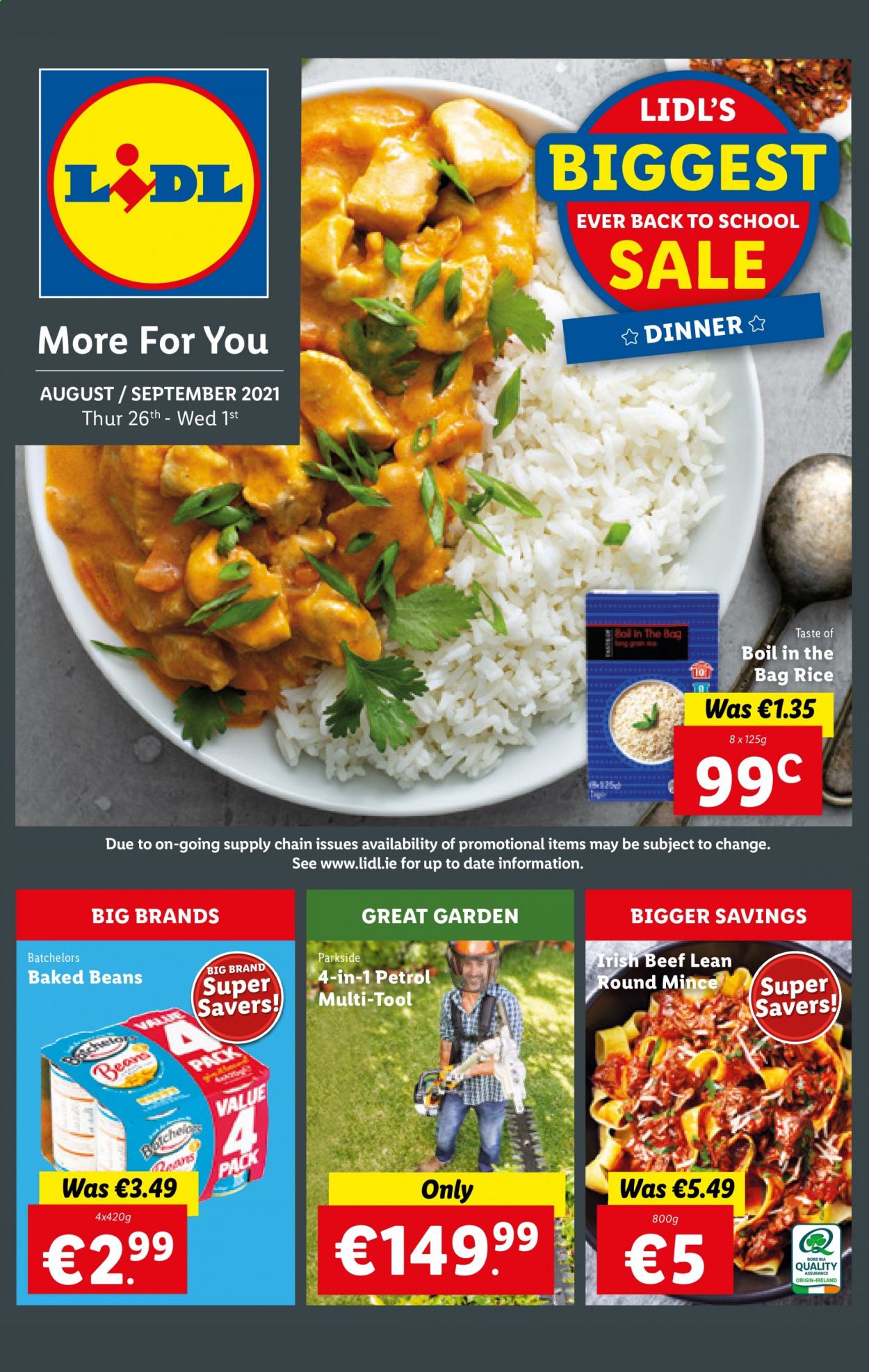 Lidl offer - 26.08.2021 - 01.09.2021. Page 1