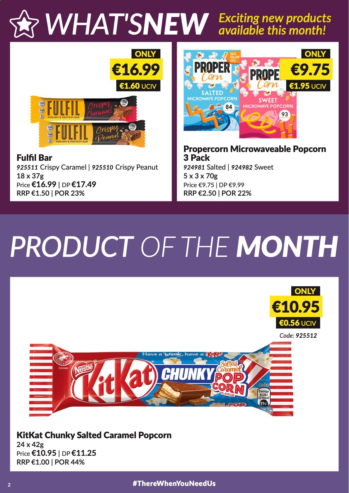 thumbnail - MUSGRAVE Market Place offer  - 29.08.2021 - 25.09.2021 - Sales products - corn, Nestlé, KitKat, popcorn, cocoa, protein bar, oil. Page 2.