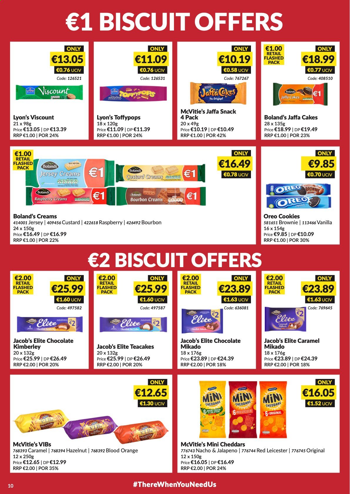 thumbnail - MUSGRAVE Market Place offer  - 29.08.2021 - 25.09.2021 - Sales products - cake, brownies, Red Leicester, Oreo, cookies, chocolate, snack, biscuit, caramel, Lyons. Page 10.