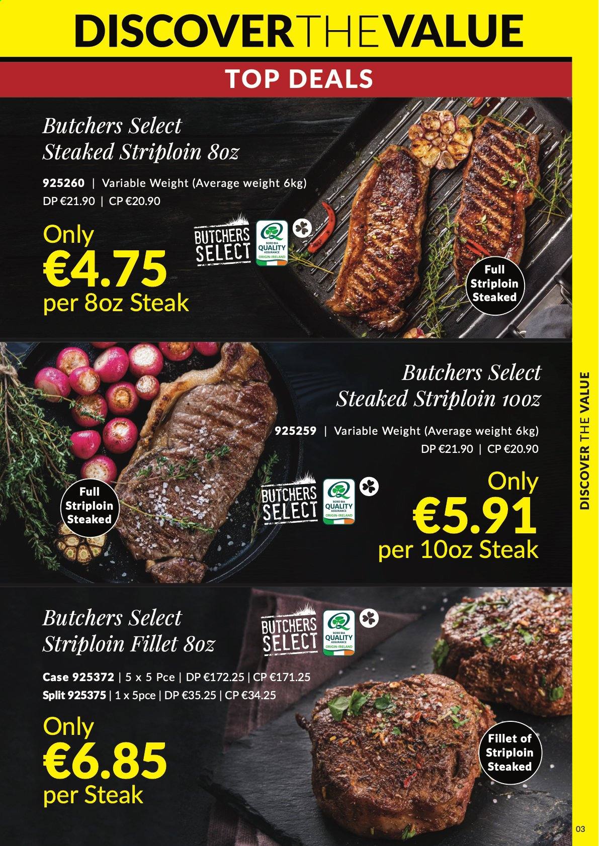 thumbnail - MUSGRAVE Market Place offer  - 22.08.2021 - 02.10.2021 - Sales products - steak. Page 3.