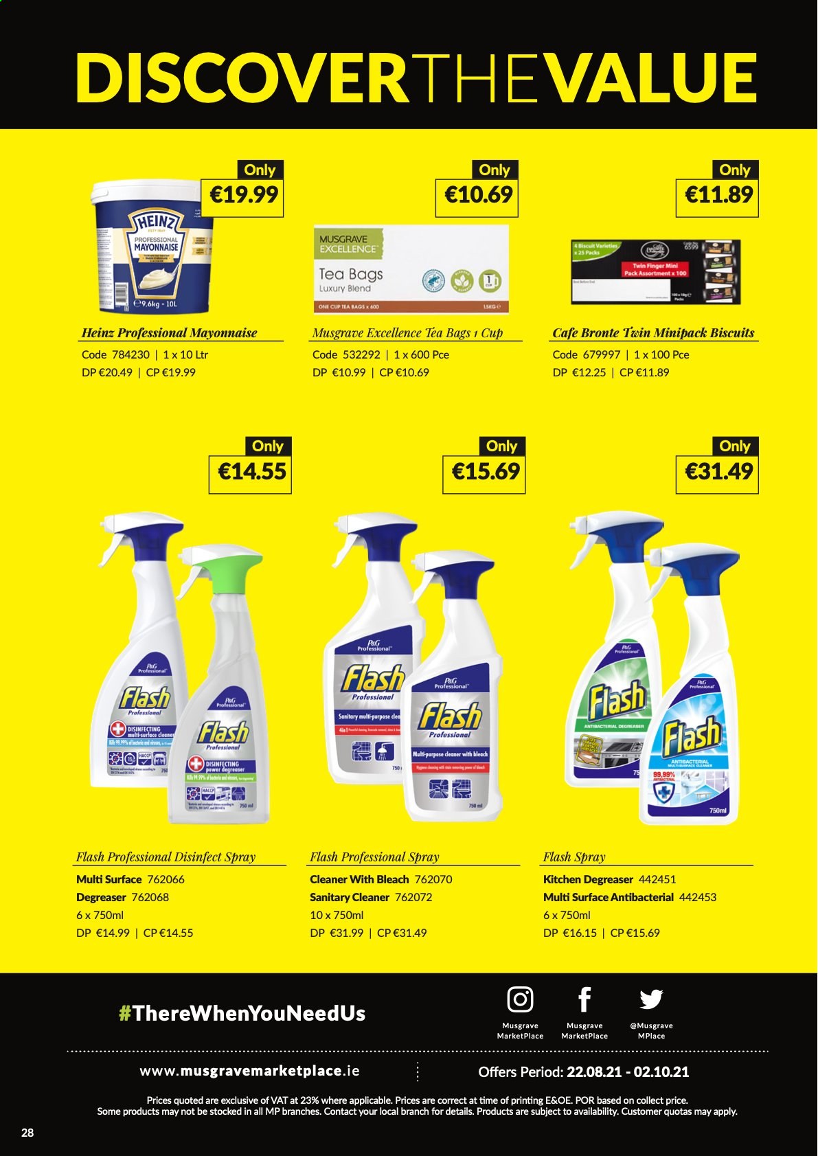 MUSGRAVE Market Place offer - 22.08.2021 - 02.10.2021. Page 28