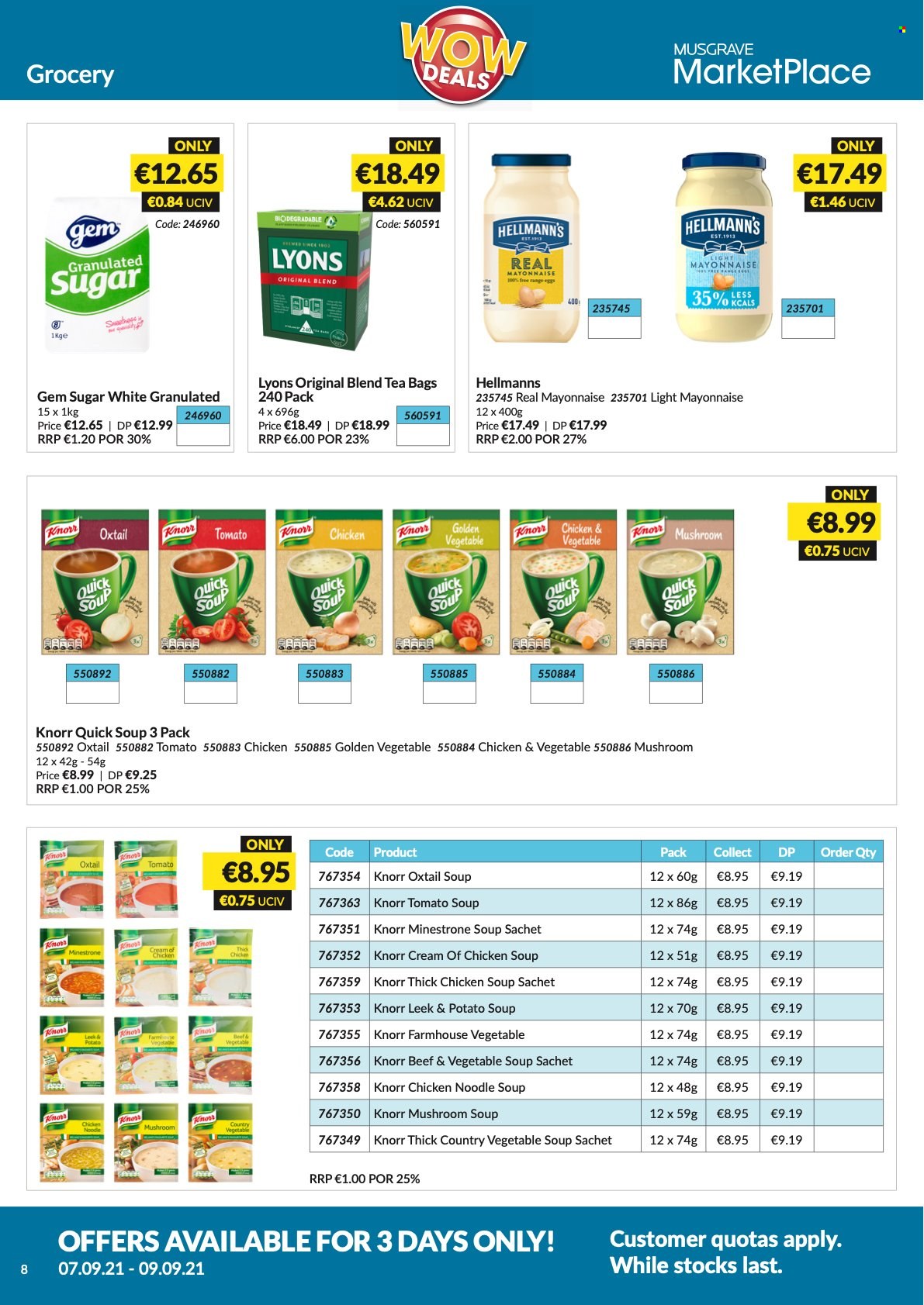 MUSGRAVE Market Place offer - 07.09.2021 - 09.09.2021. Page 8