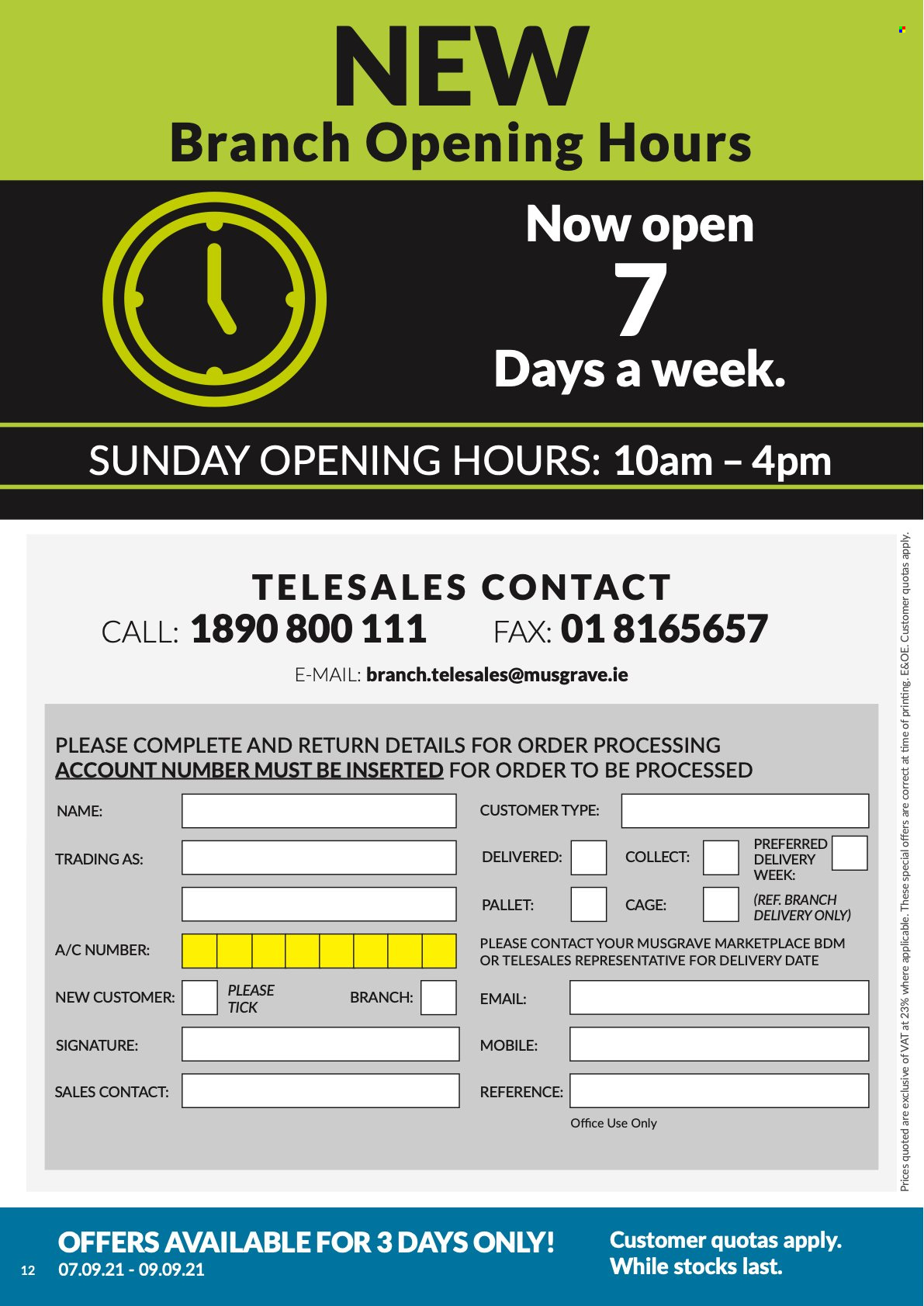 MUSGRAVE Market Place offer - 07.09.2021 - 09.09.2021. Page 12