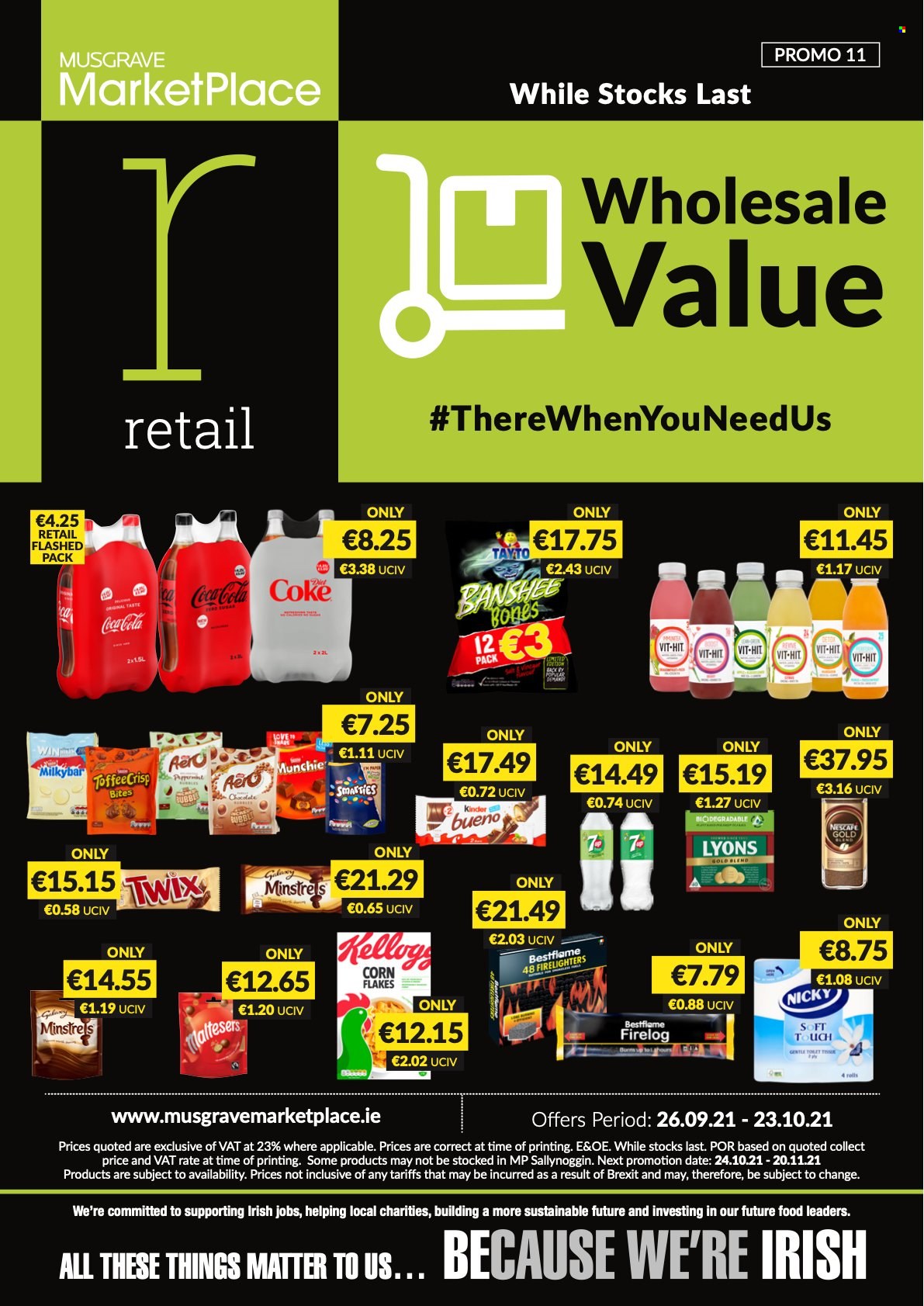 MUSGRAVE Market Place offer - 26.09.2021 - 23.10.2021. Page 1