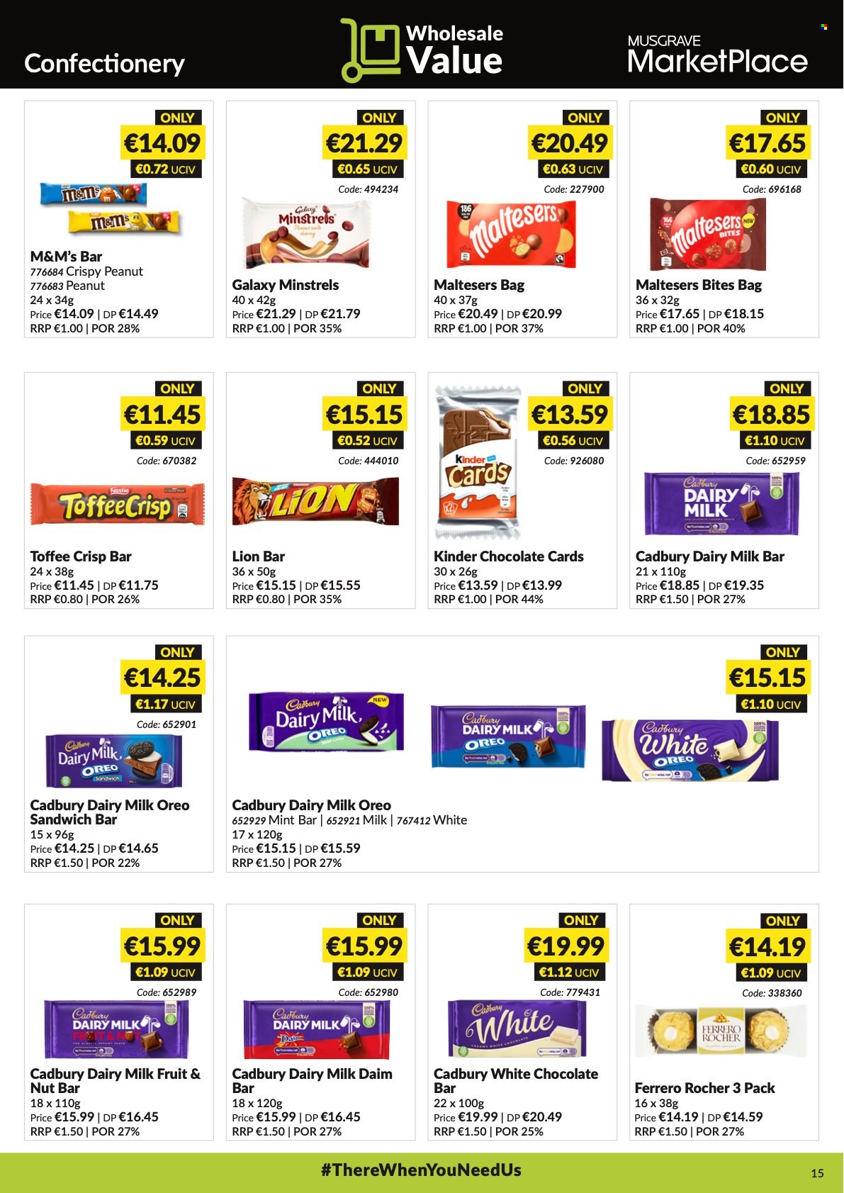 MUSGRAVE Market Place offer - 26.09.2021 - 23.10.2021. Page 15