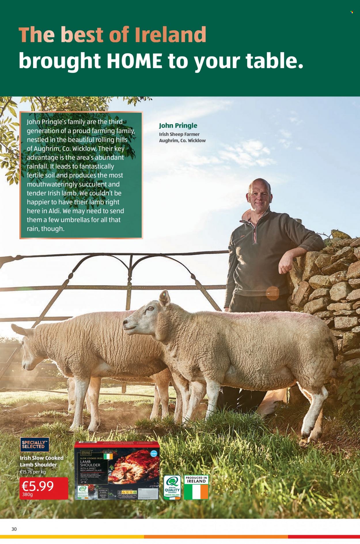 thumbnail - Aldi offer  - 07.10.2021 - 13.10.2021 - Sales products - lamb meat, lamb shoulder, Hill's, succulent. Page 30.
