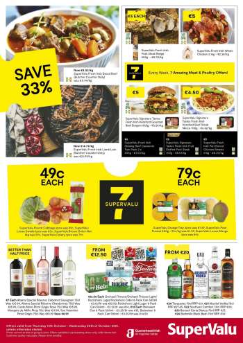 SuperValu offer  - 14.10.2021 - 20.10.2021.