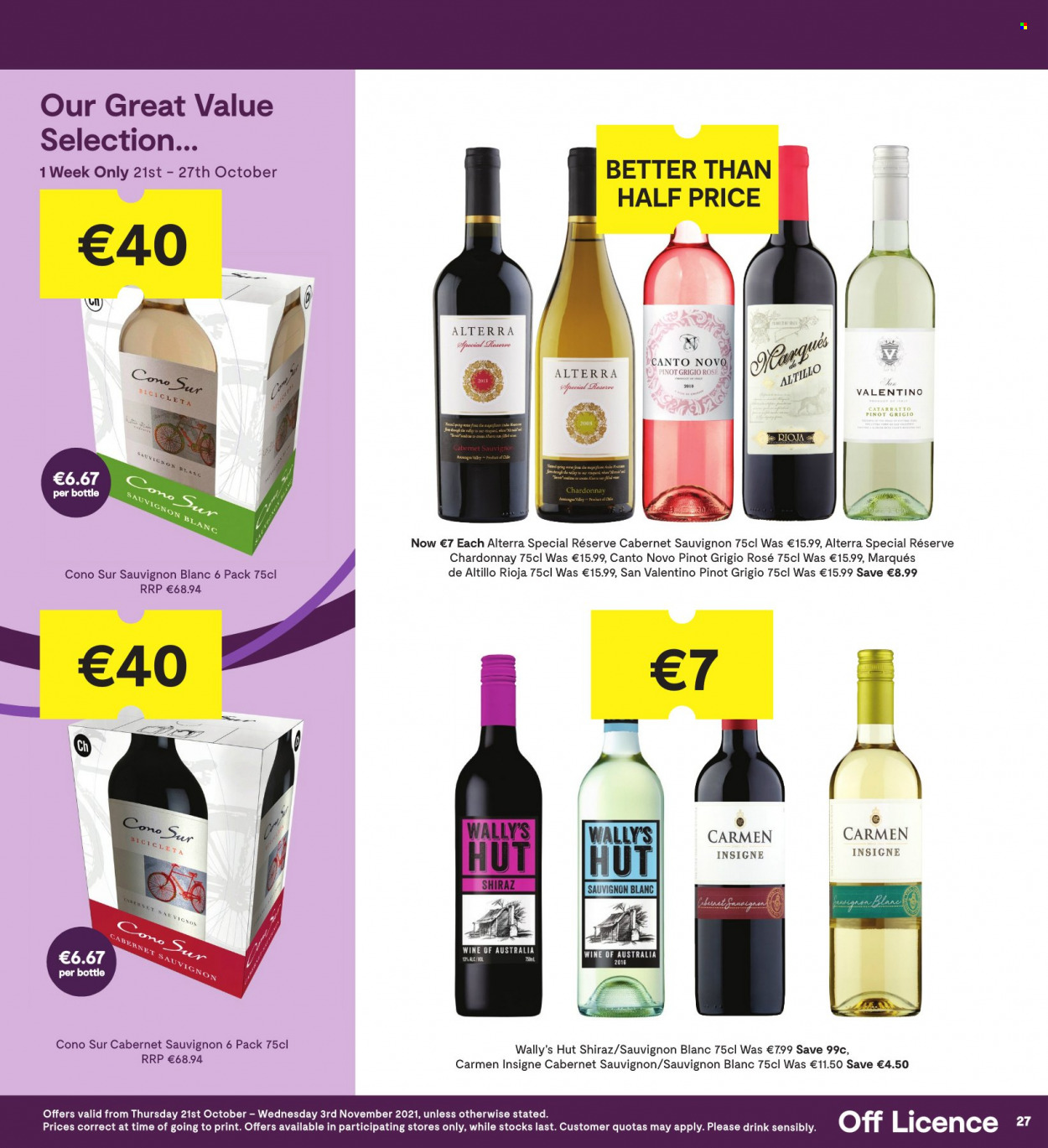 SuperValu offer - 21.10.2021 - 03.11.2021. Page 27