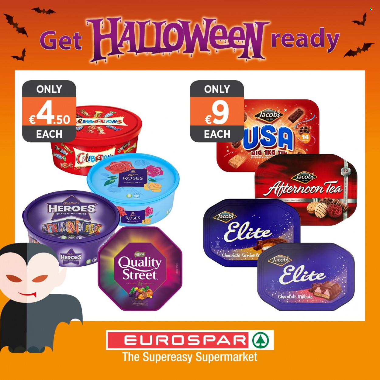 thumbnail - EUROSPAR offer  - Sales products - Nestlé, chocolate, tea, Jacobs. Page 3.