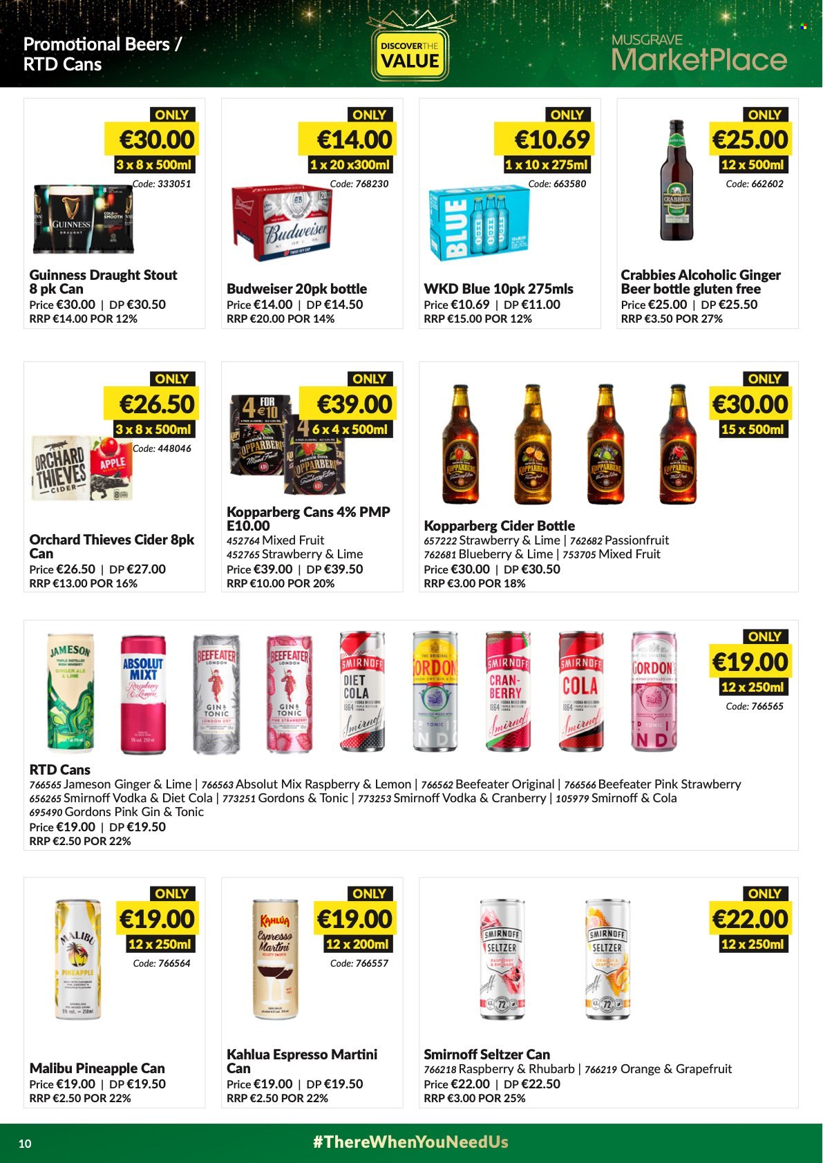 MUSGRAVE Market Place offer - 24.10.2021 - 01.01.2022. Page 10