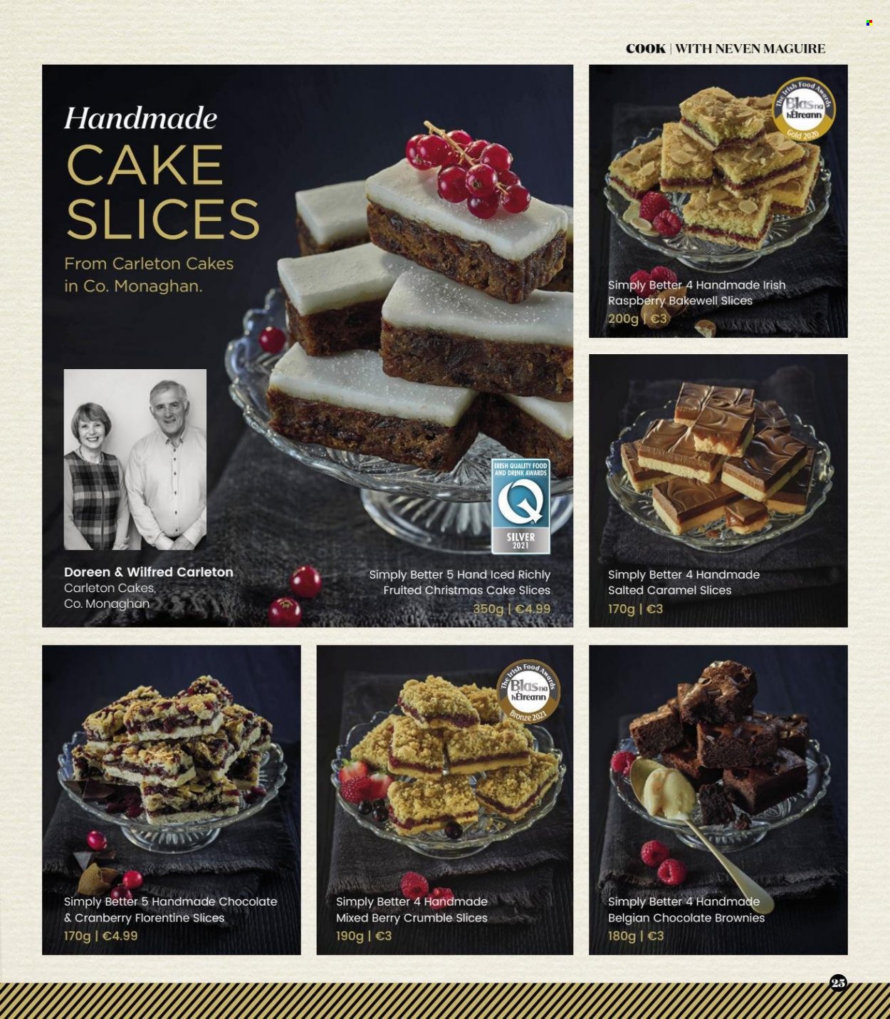thumbnail - Dunnes Stores offer  - Sales products - cake, brownies, christmas cake, chocolate. Page 25.