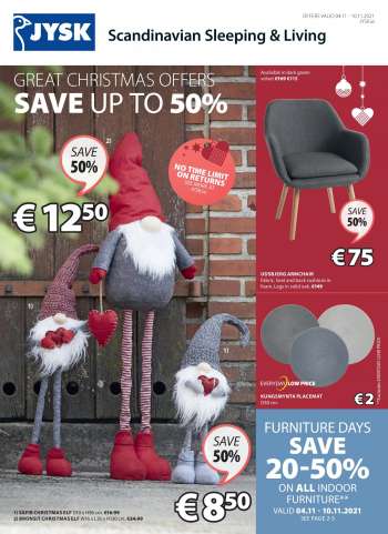 JYSK offer  - 4.11.2021 - 10.11.2021.