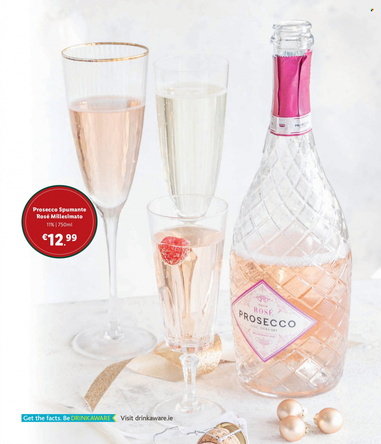 thumbnail - Lidl offer  - Sales products - spumante, prosecco, wine, rosé wine. Page 60.