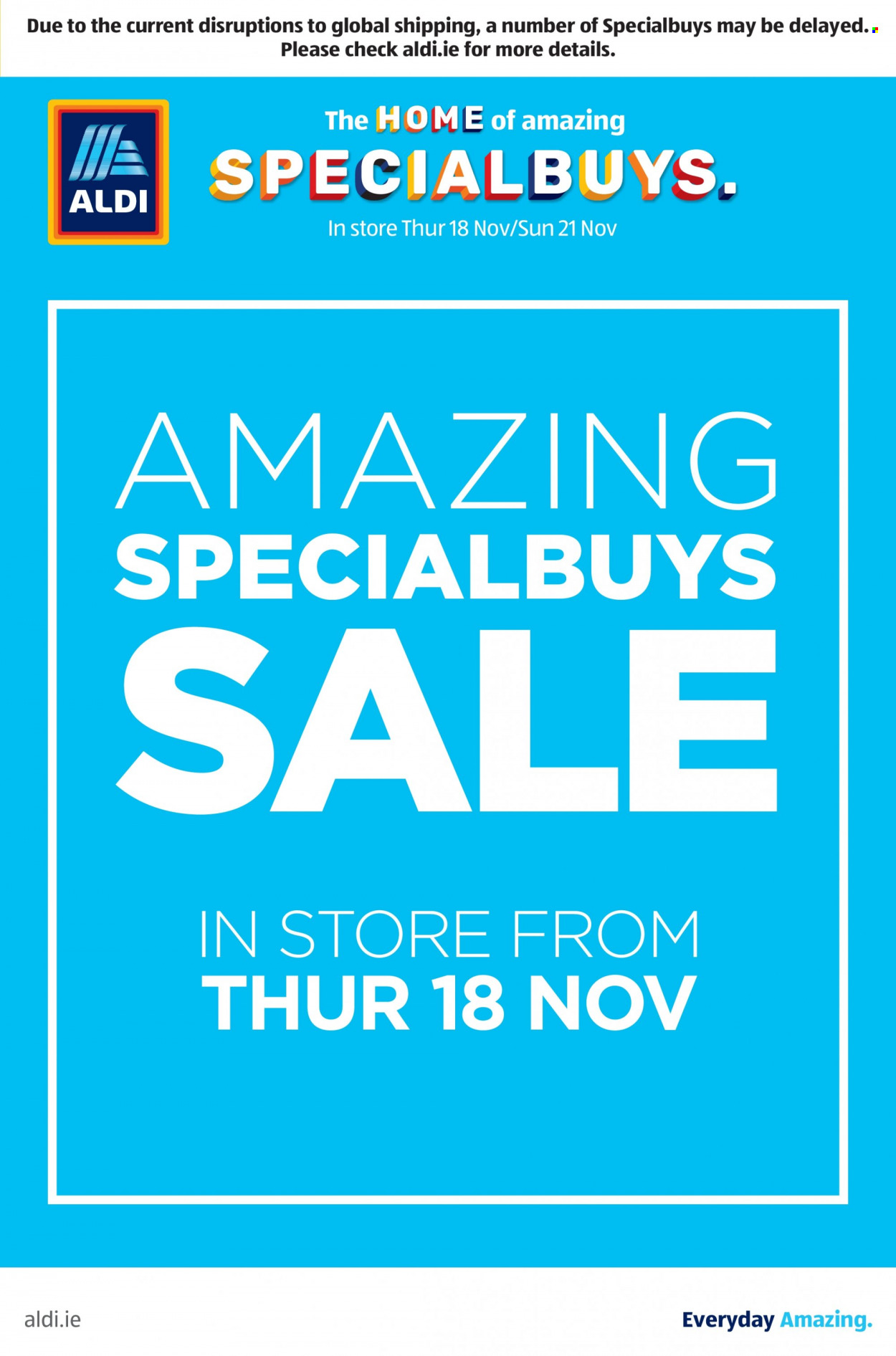 Aldi offer - 18.11.2021 - 24.11.2021. Page 1