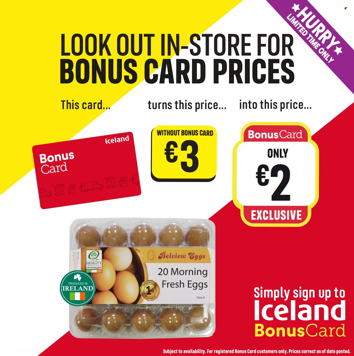 thumbnail - Iceland offer  - Sales products - eggs. Page 1.