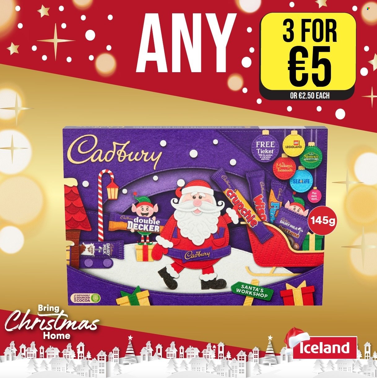 thumbnail - Iceland offer  - Sales products - Santa, Cadbury, Dairy Milk. Page 3.