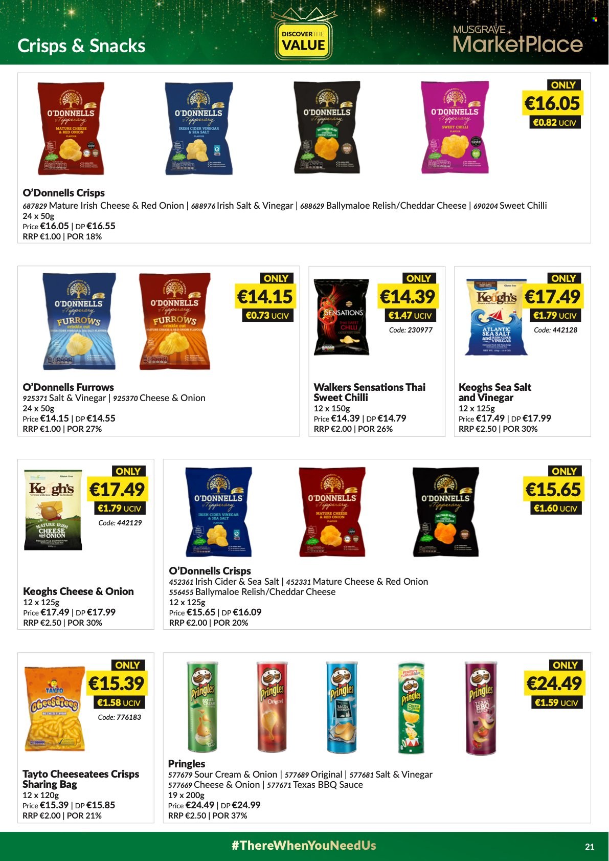 MUSGRAVE Market Place offer - 21.11.2021 - 25.12.2021. Page 21