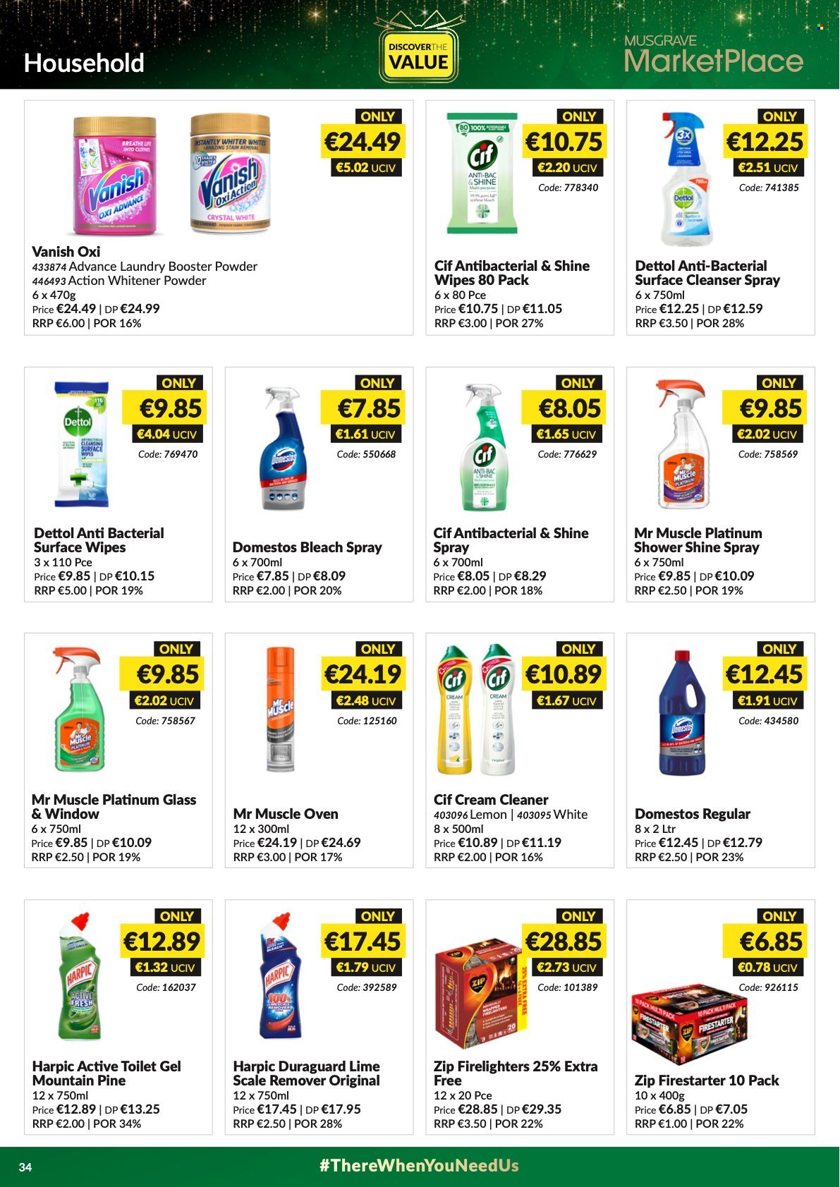 MUSGRAVE Market Place offer - 21.11.2021 - 25.12.2021. Page 34