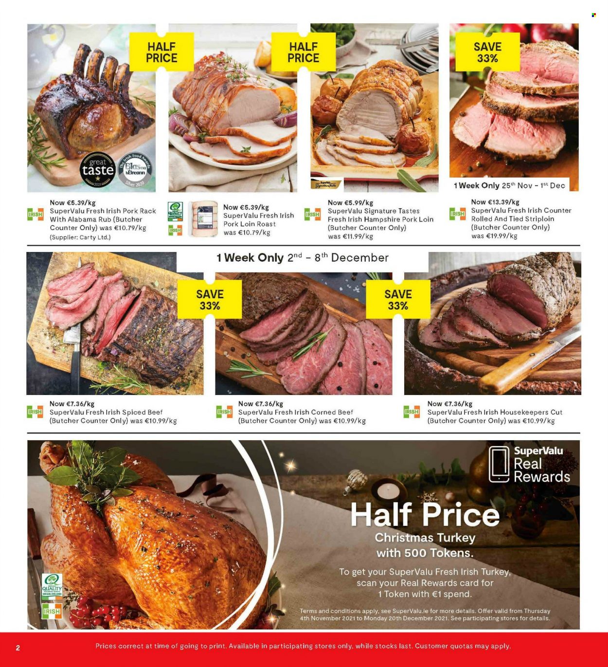 SuperValu offer - 25.11.2021 - 08.12.2021. Page 2