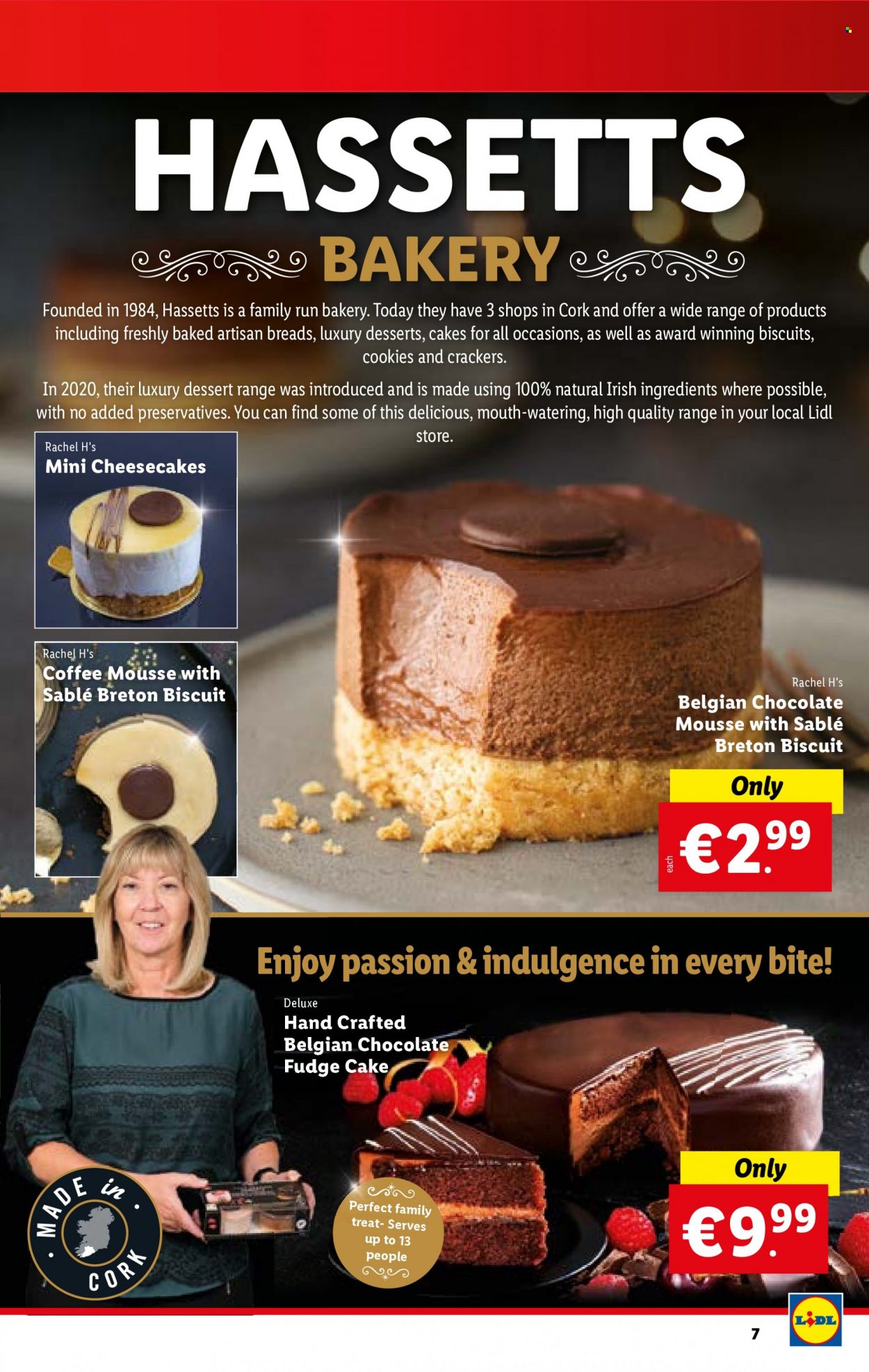 thumbnail - Lidl offer  - 02.12.2021 - 08.12.2021 - Sales products - cookies, fudge, chocolate, crackers, biscuit, coffee. Page 7.