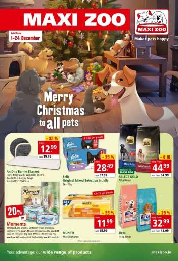 Maxi Zoo offer  - 1.12.2021 - 24.12.2021.